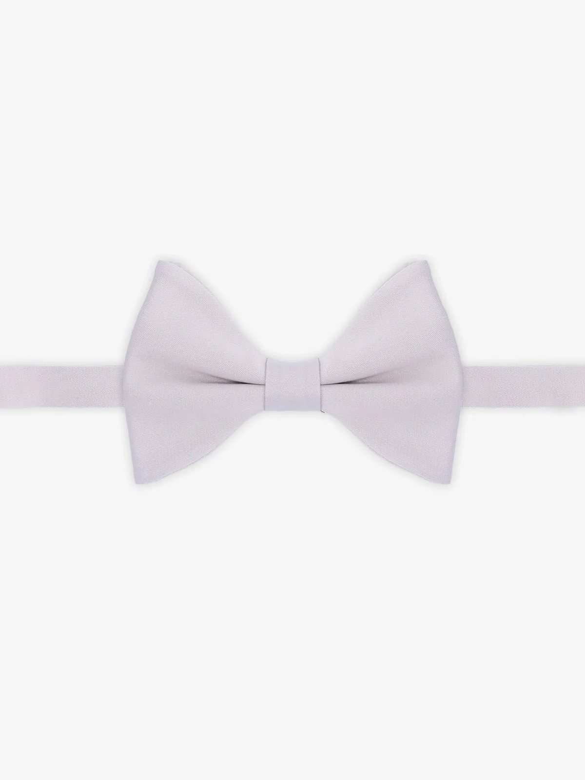 Nœud papillon uni beige