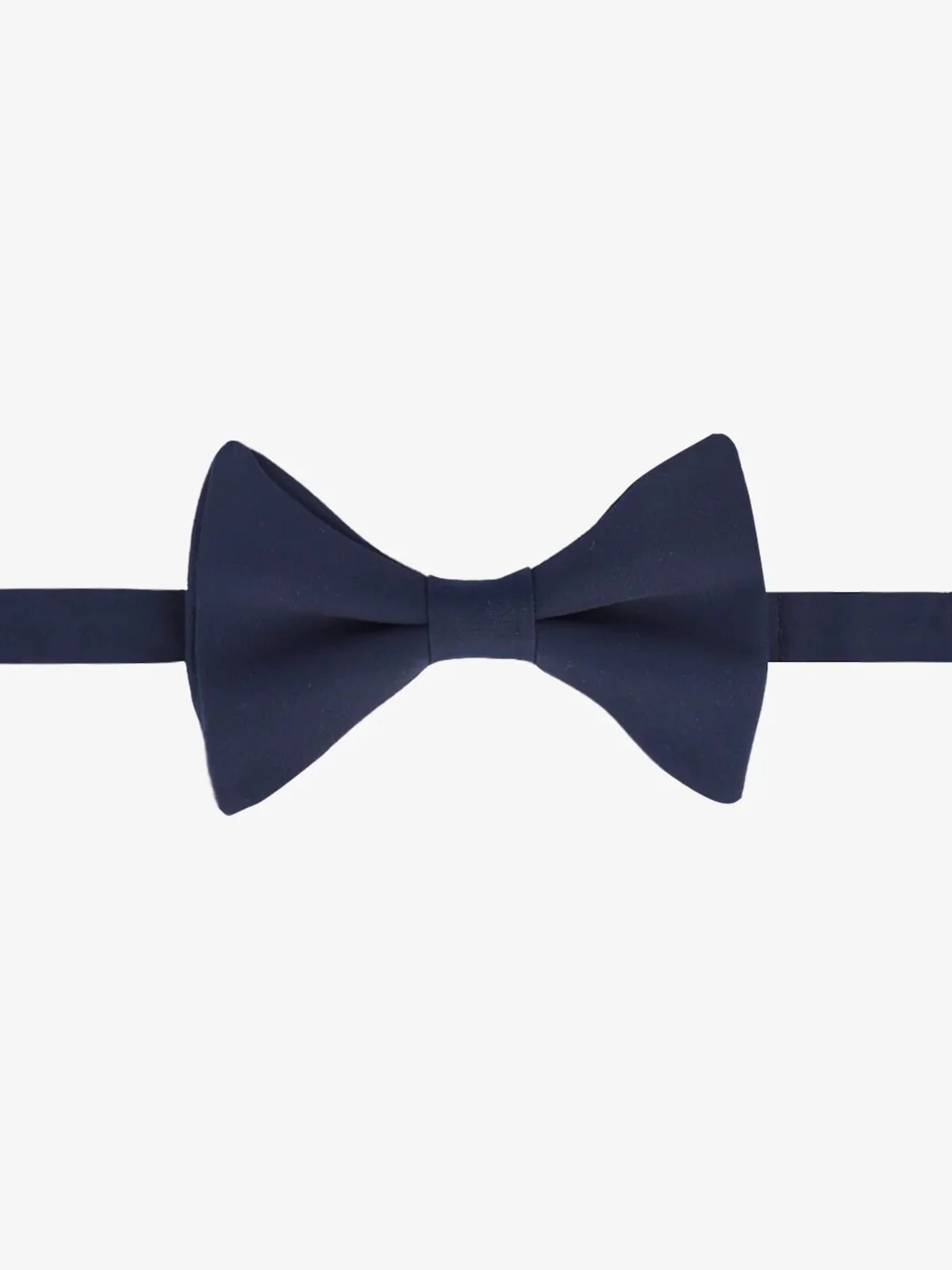 Nœud papillon uni marine