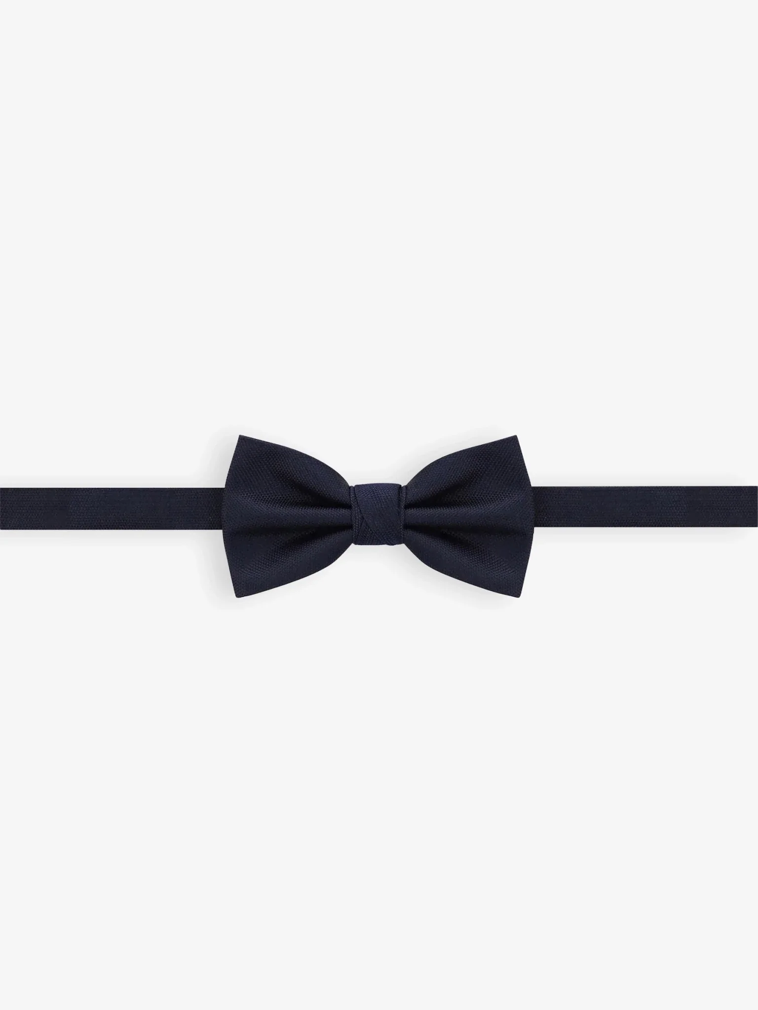 Noeud papillon uni marine