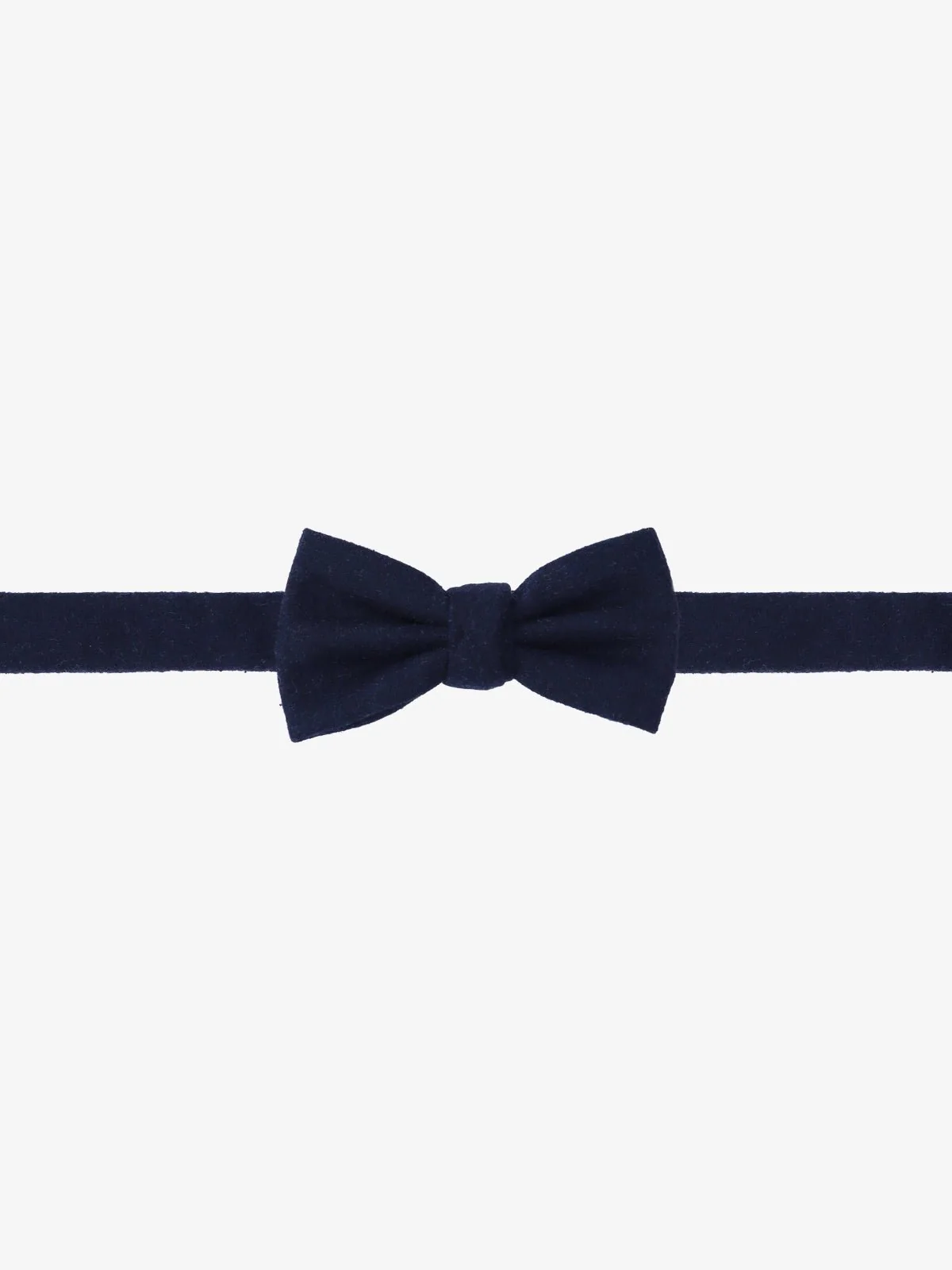 Nœud papillon uni marine