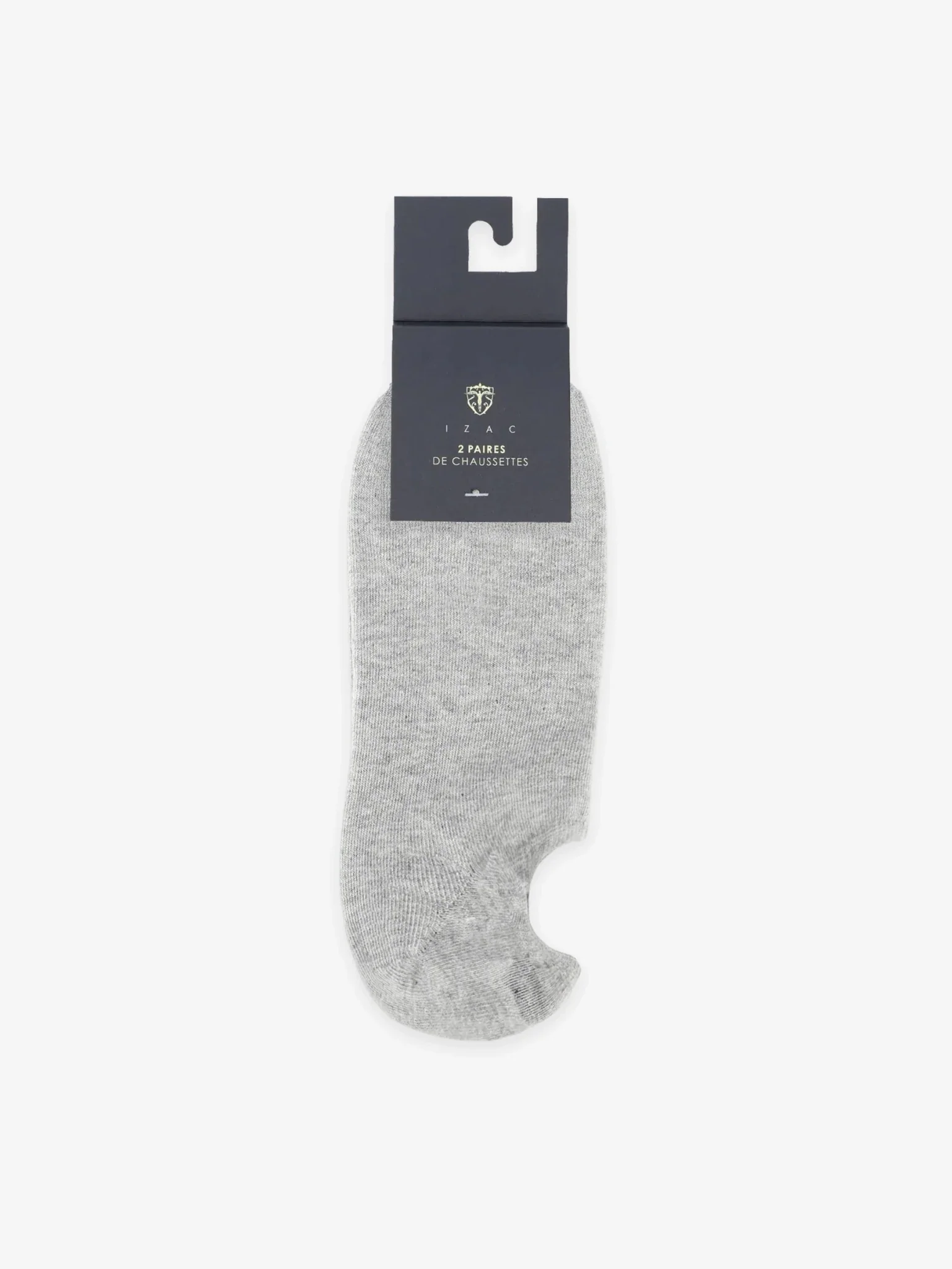 Pack de chaussettes courtes gris chiné