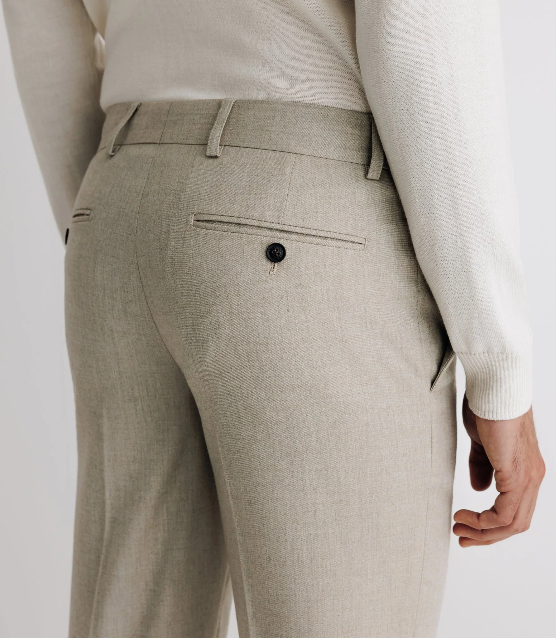 Pantalon ville beige - Image 4