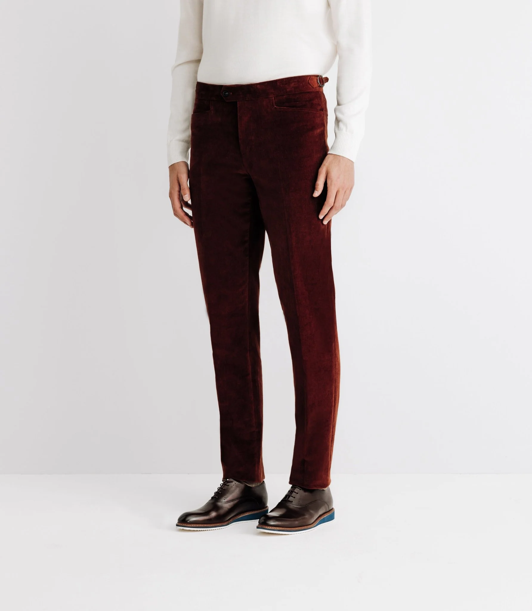 Pantalon ville séparable en velours cannelle