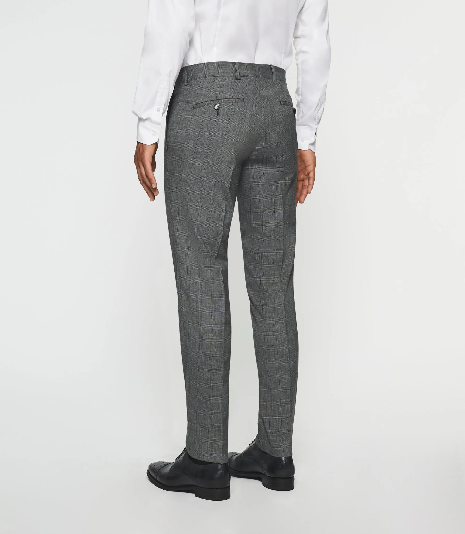 Pantalon ville séparable à carreaux gris FSOBRE - Image 2
