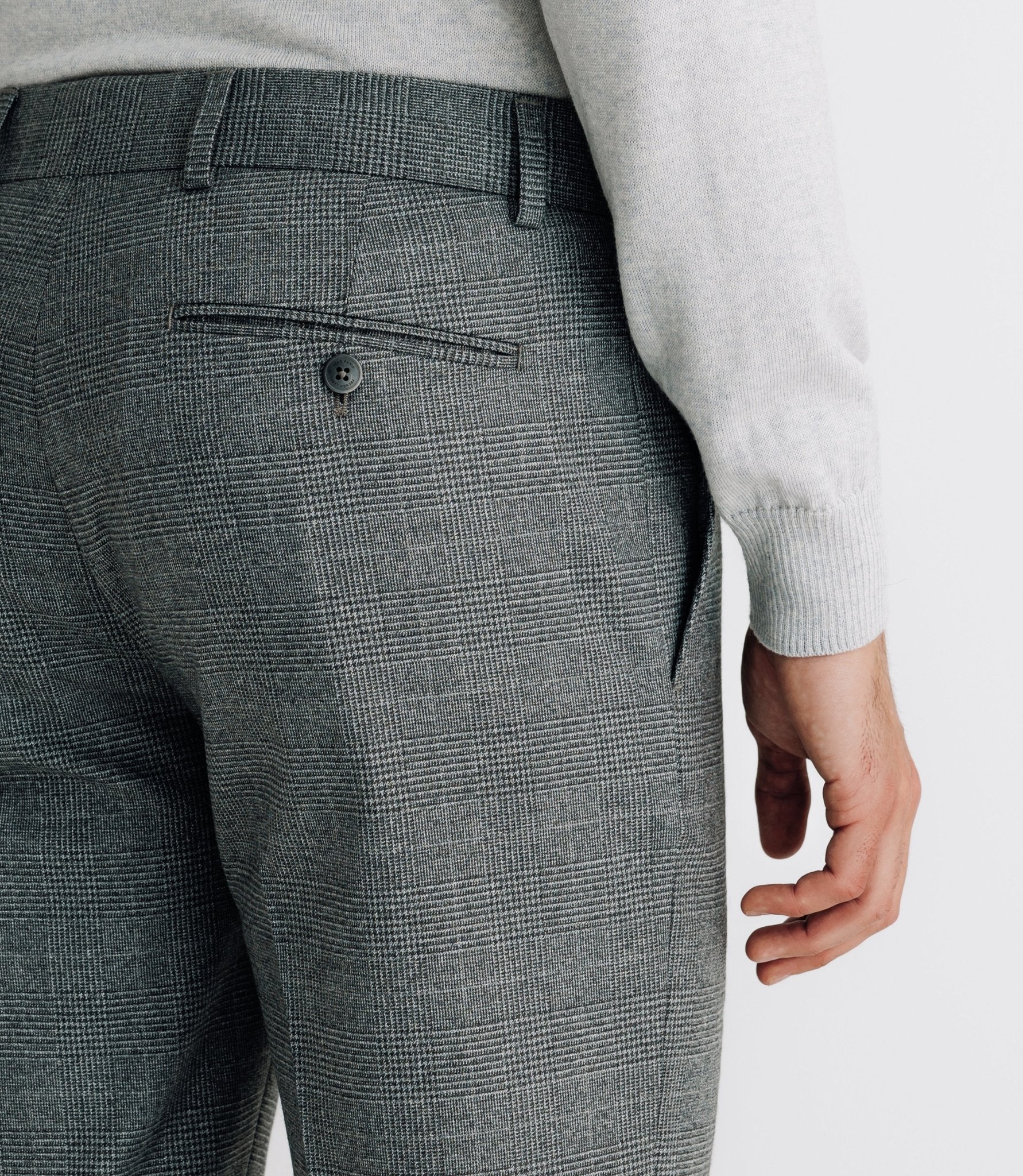 Pantalon ville séparable esprit prince de galles gris - Image 3