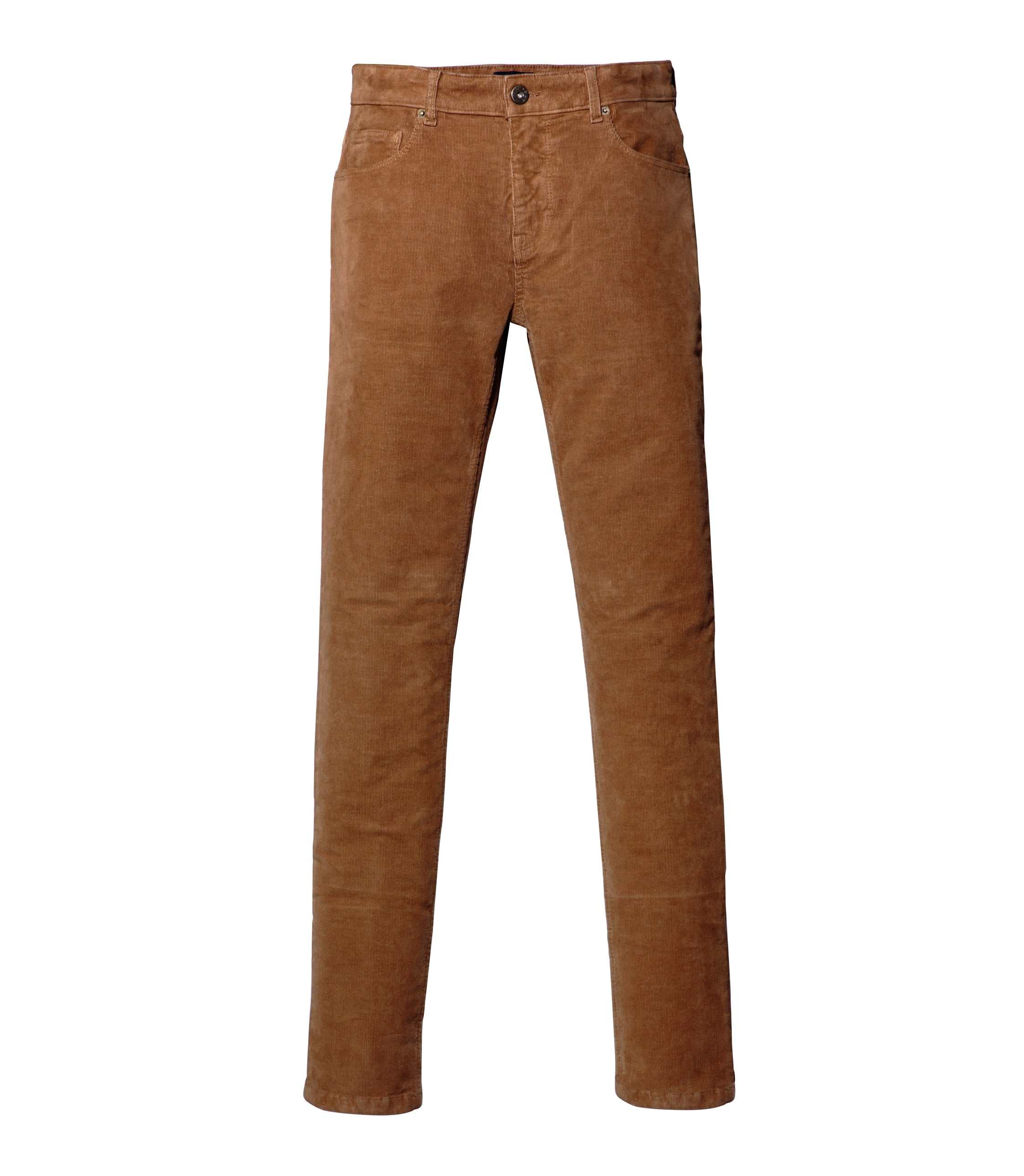 Pantalon en velours camel "Casino"