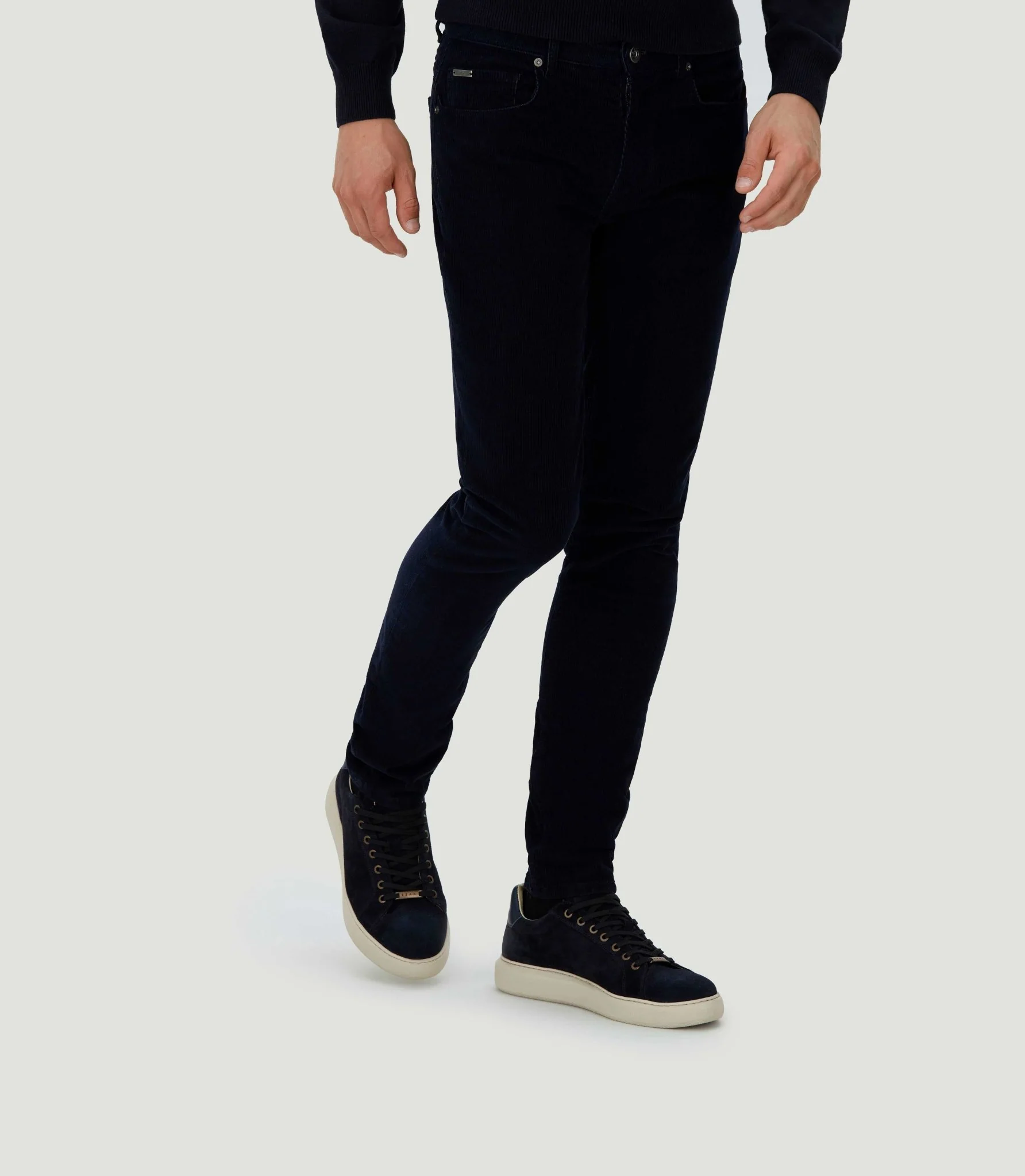 Pantalon en velours marine "Casino" - Image 3