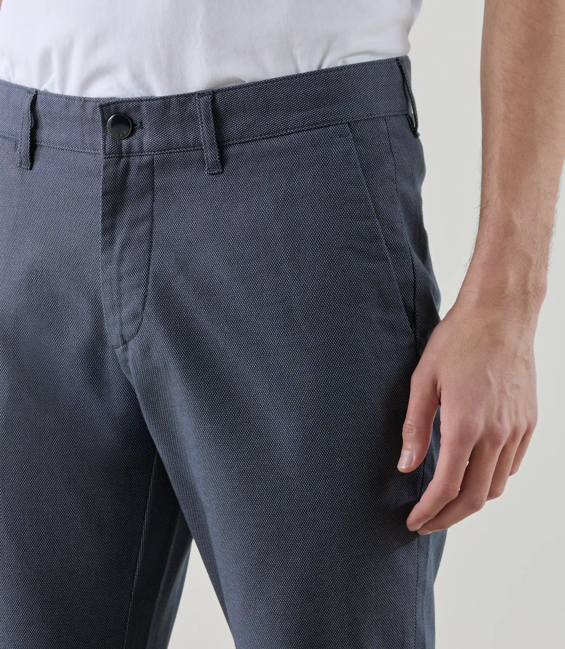 Pantalon armuré bleu gris - Image 2