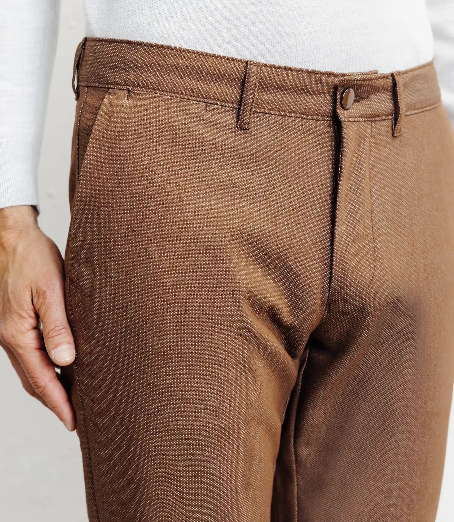 Pantalon armuré camel - Image 2
