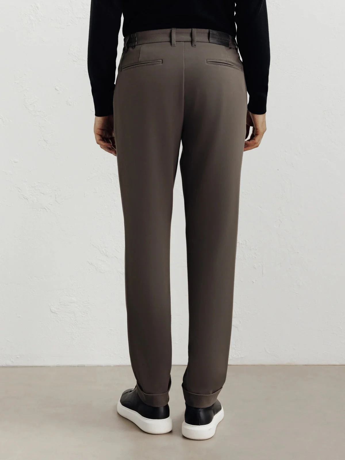 Pantalon armuré châtain - Image 4
