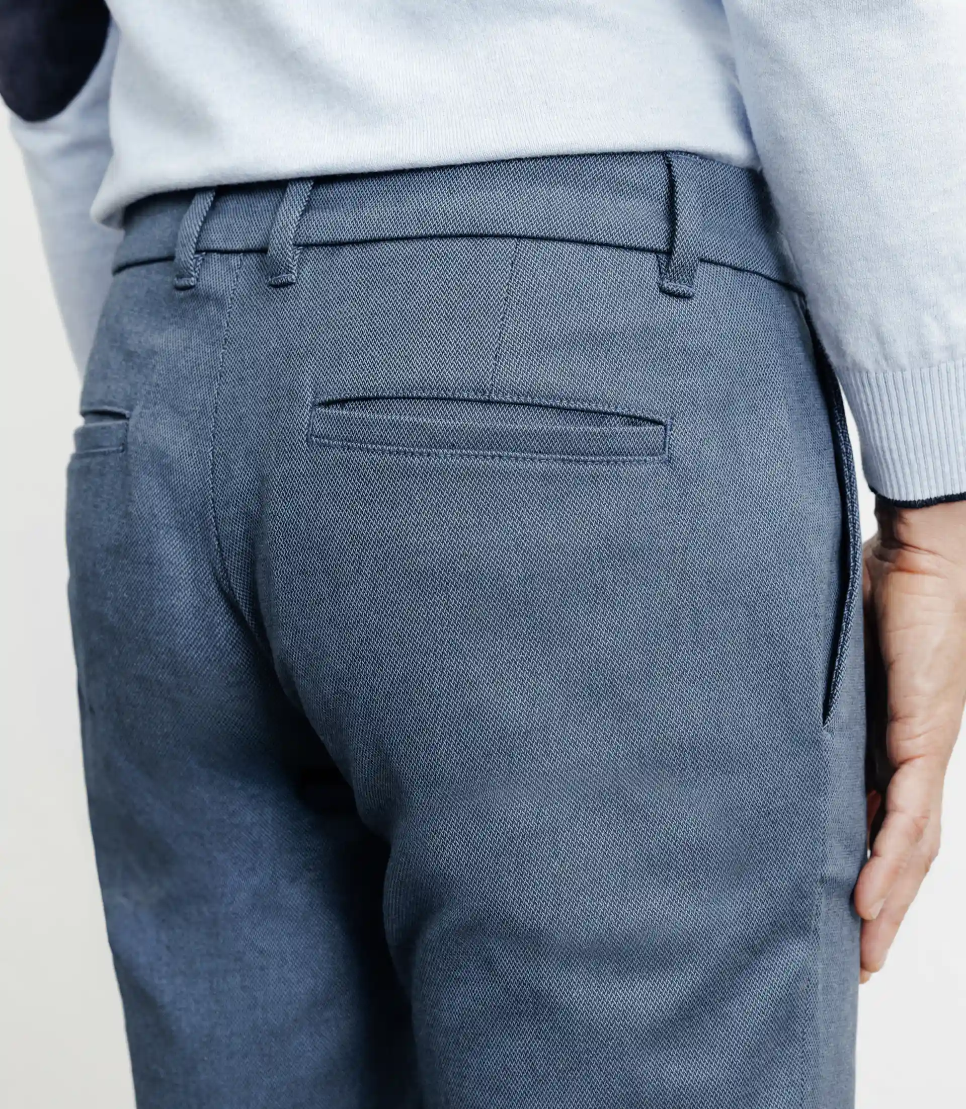 Pantalon armuré indigo - Image 3