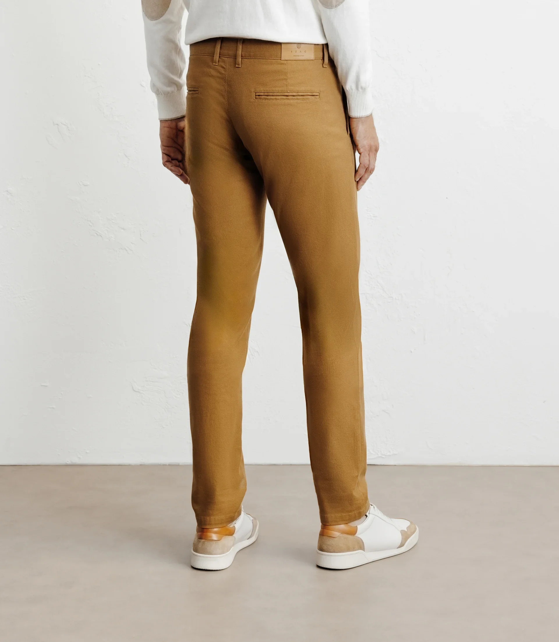 Pantalon armuré slim camel foncé - Image 4