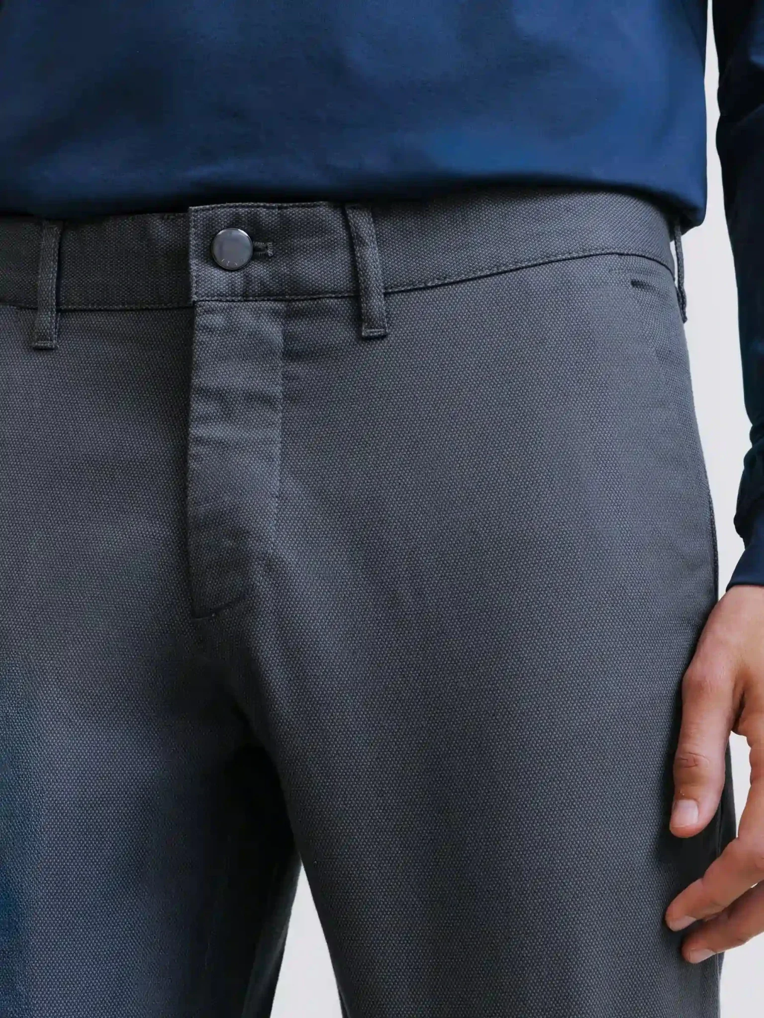 Pantalon armuré slim gris - Image 2