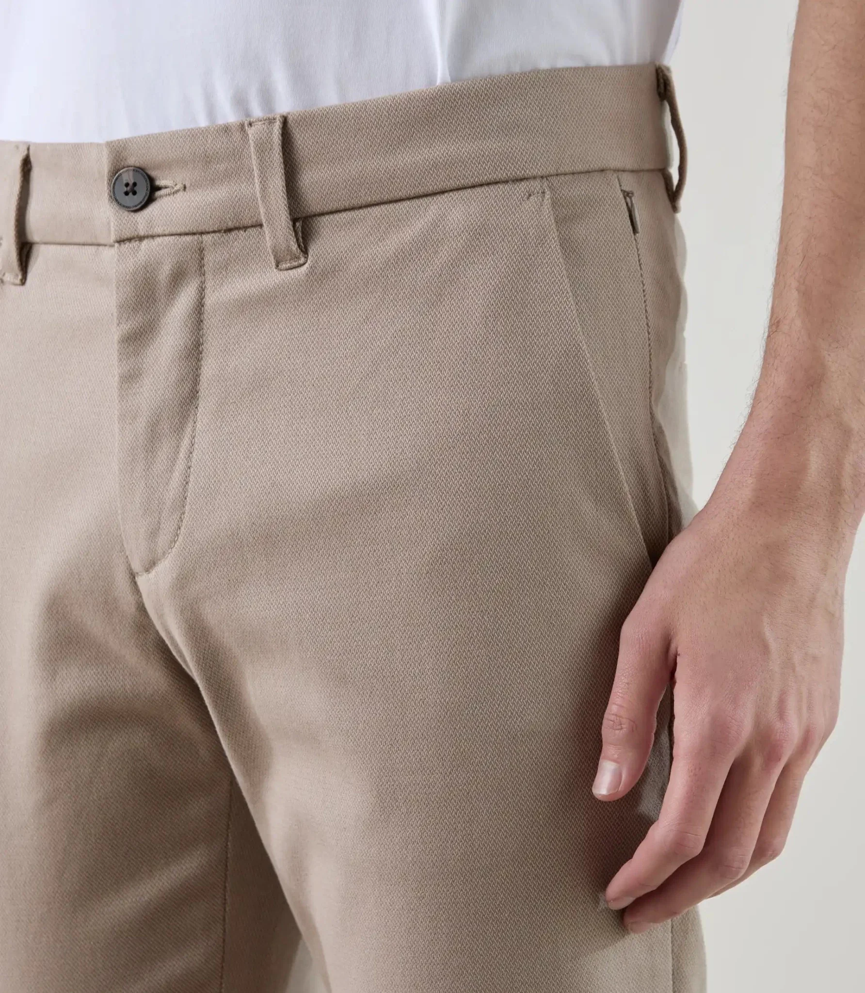 Pantalon armuré taupe - Image 2
