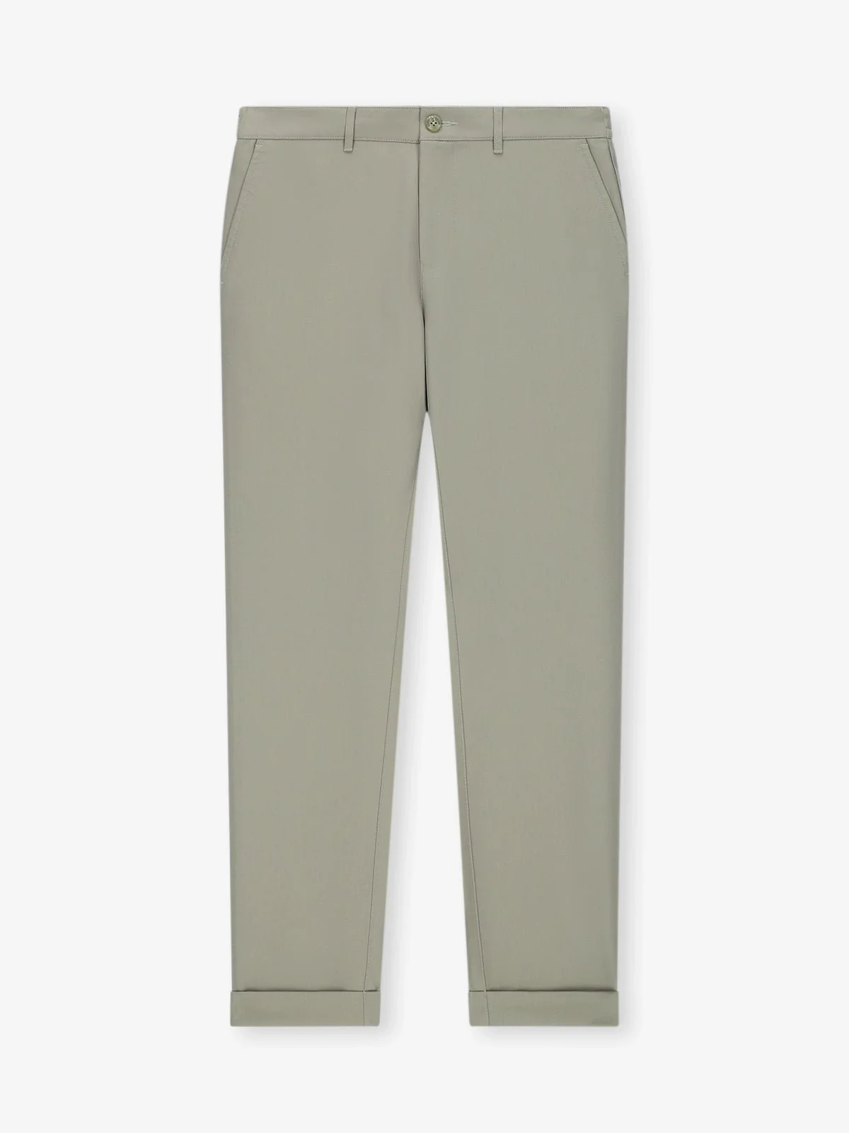 Pantalon avec taille élastiquée kaki