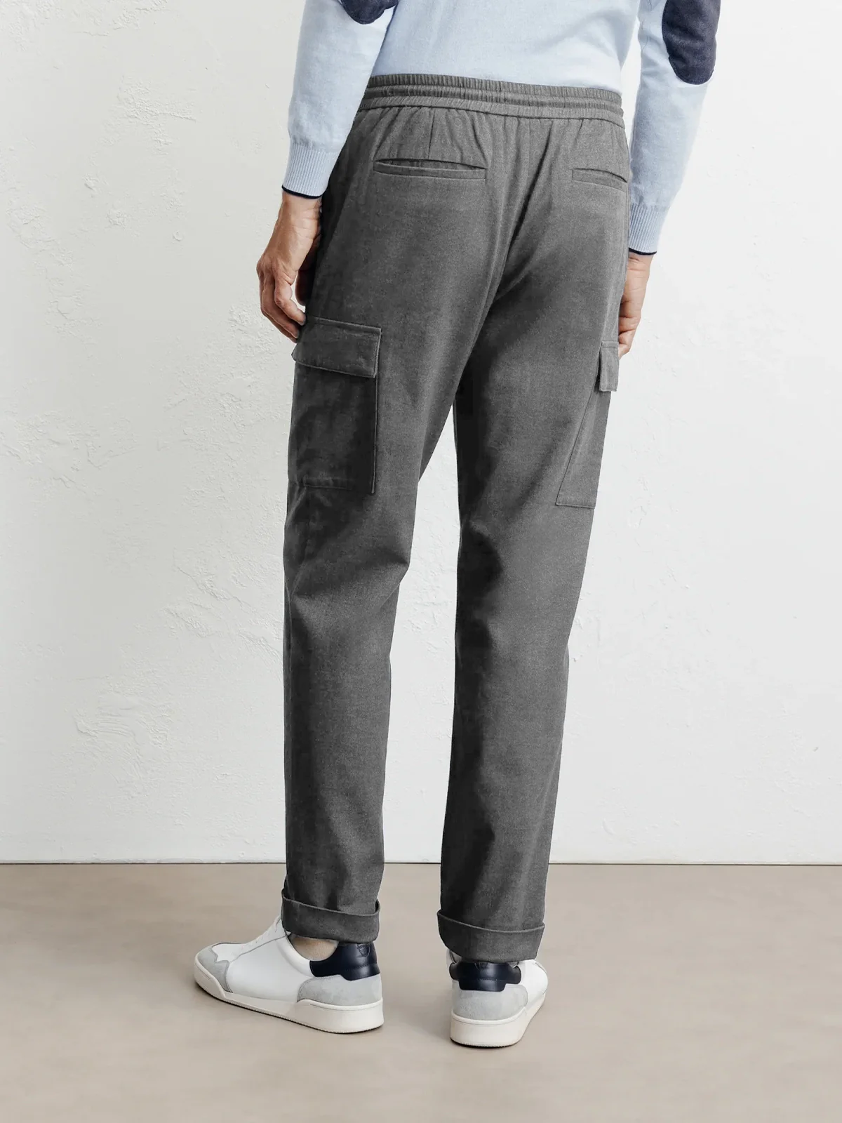 Pantalon cargo gris - Image 4