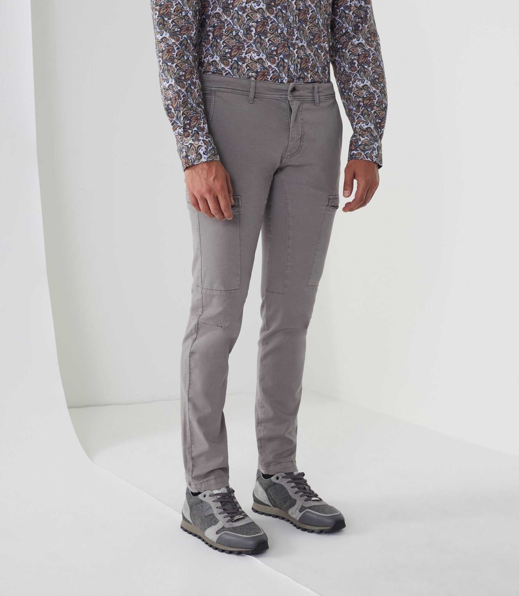 Pantalon casual cargo gris "Mixte" - Image 2