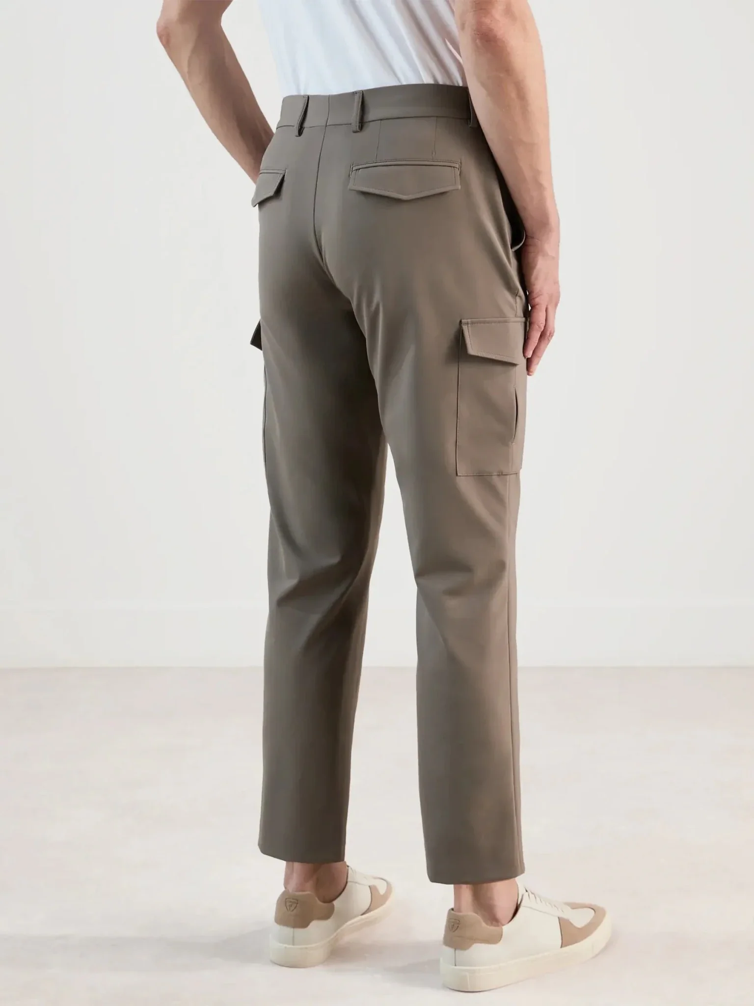 Pantalon cargo taupe - Image 4