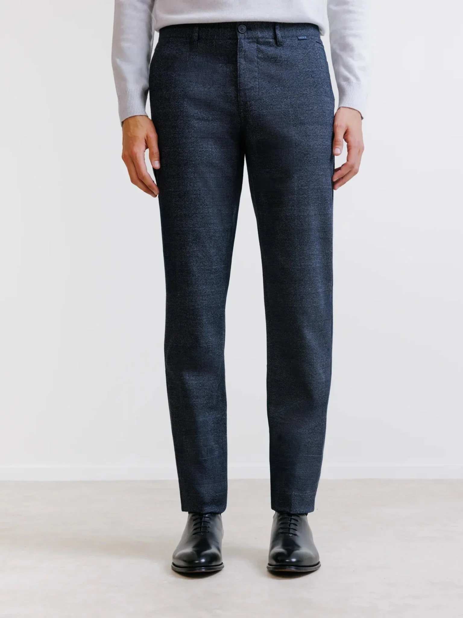 Pantalon carreaux marine