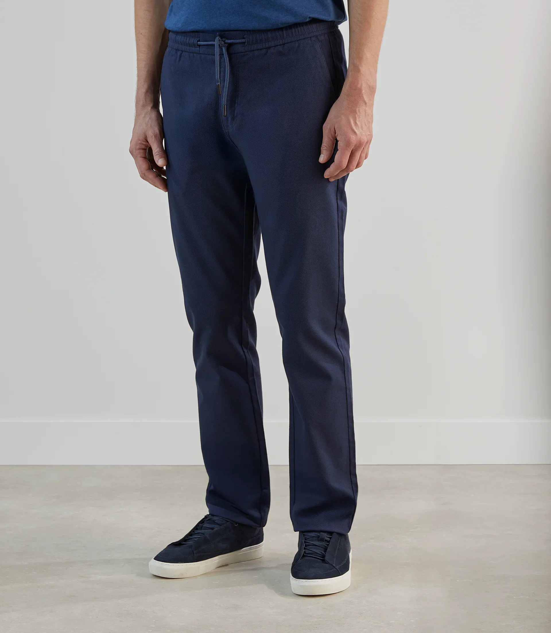 Pantalon casual armuré marine