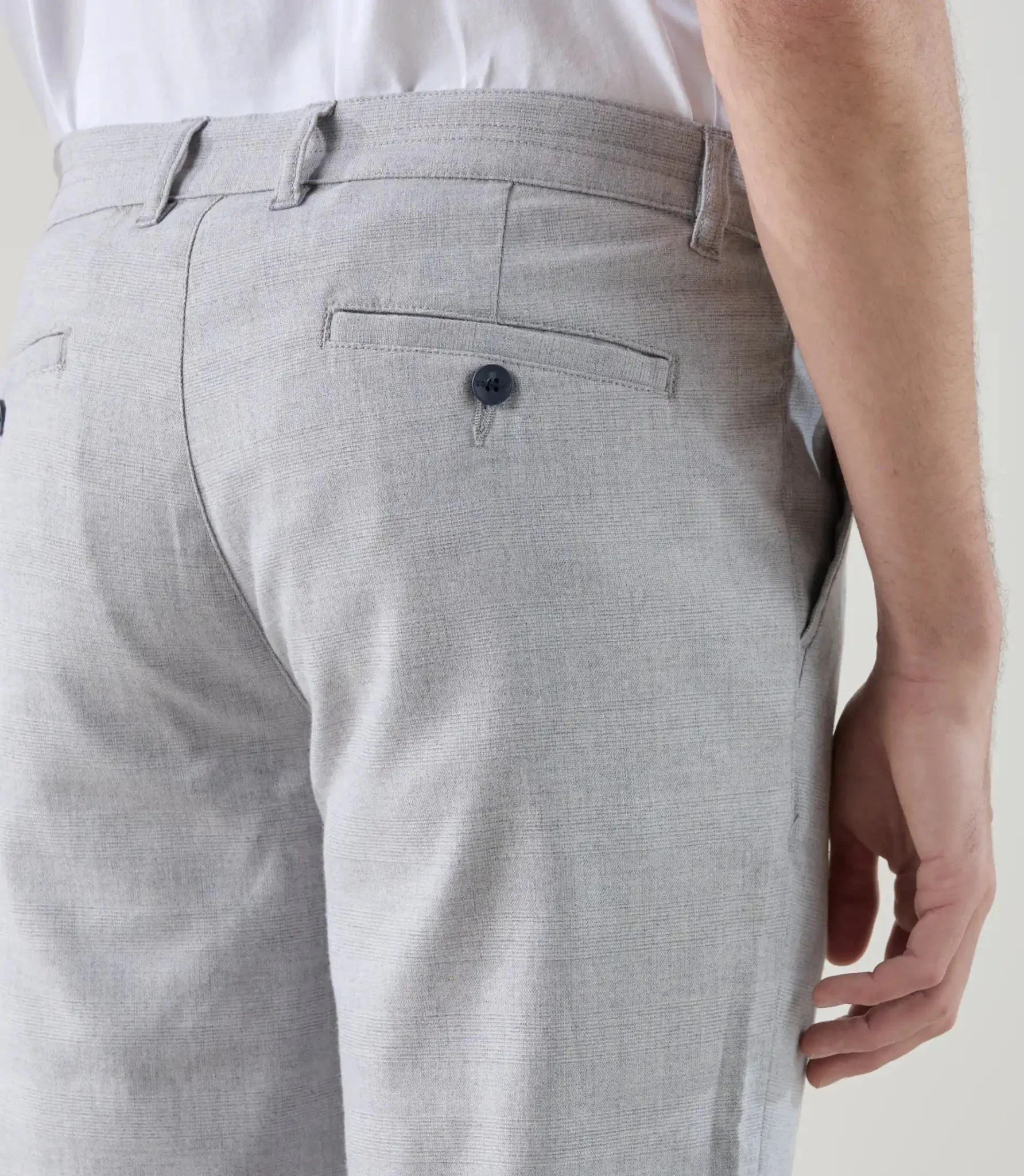 Pantalon casual bleu gris - Image 3