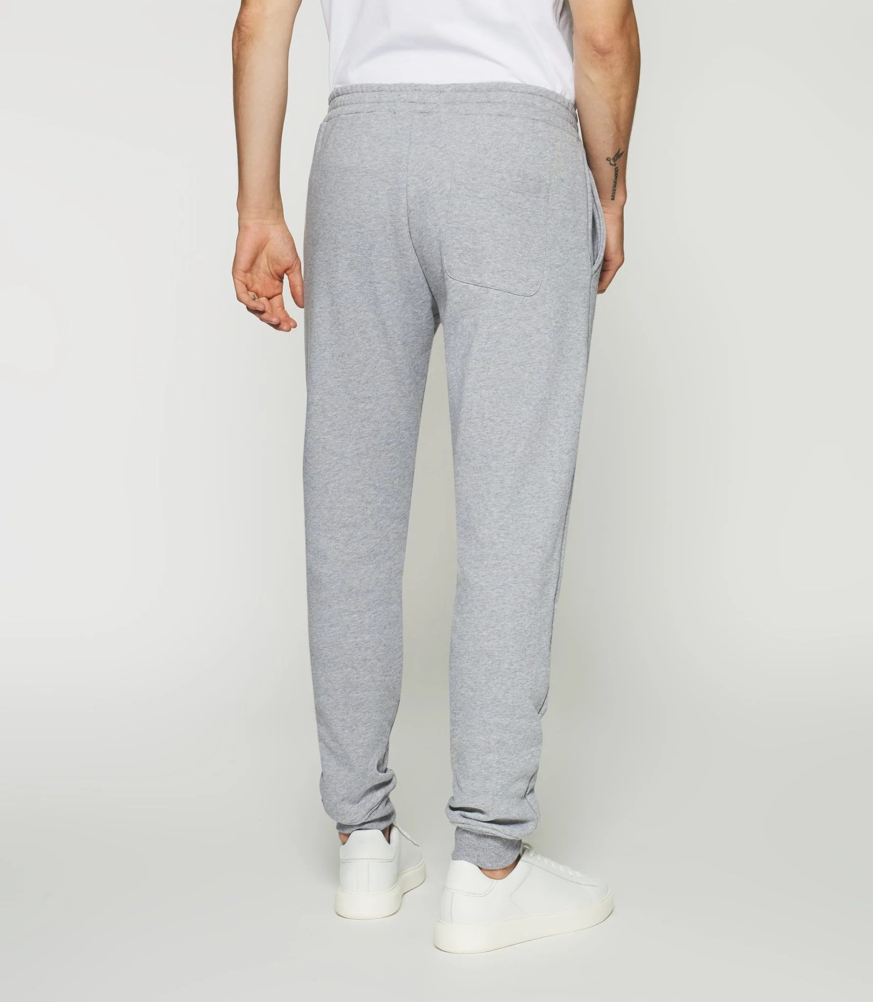 Jogging avec broderie gris chiné SWPETER - Image 2
