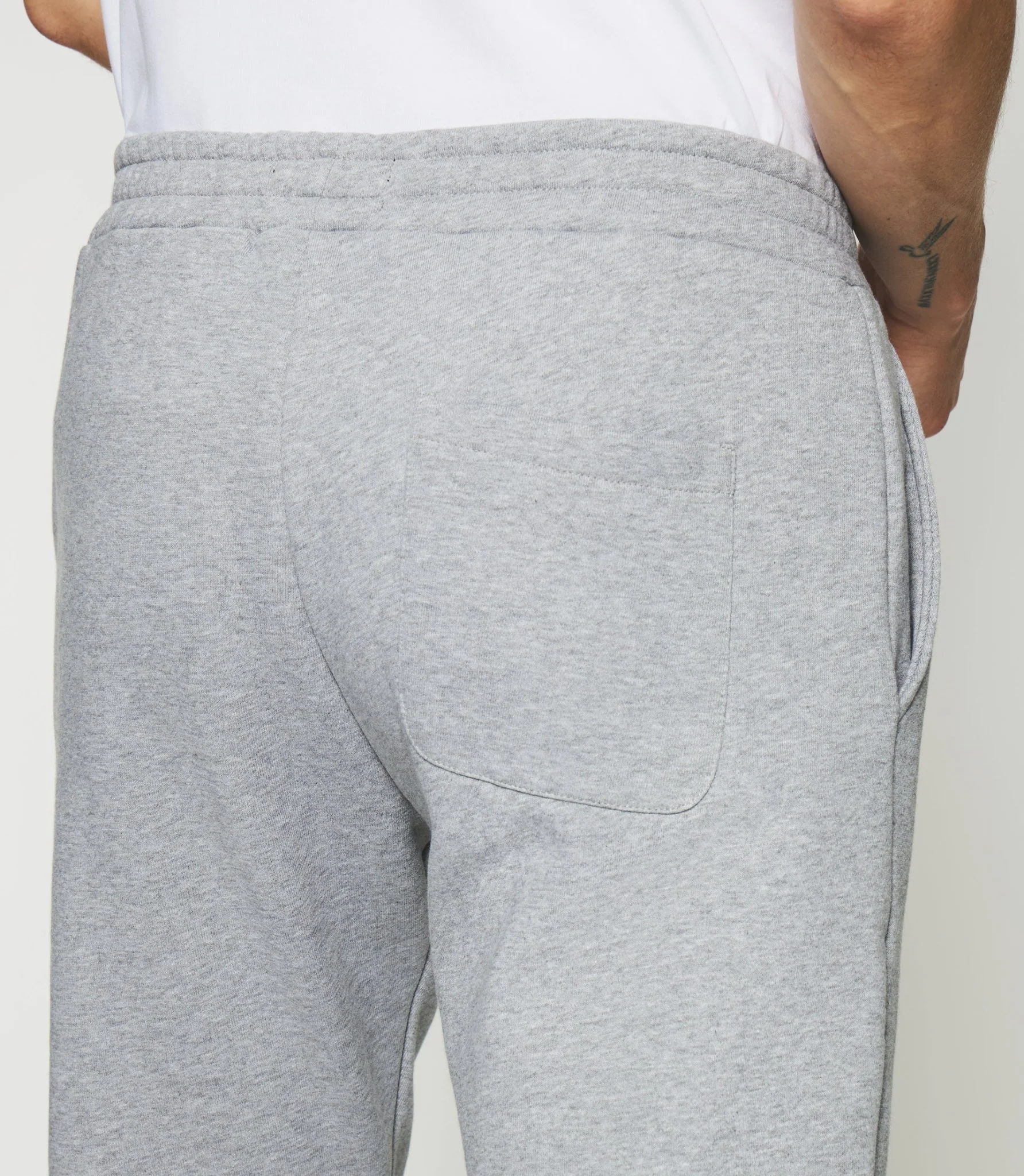 Jogging avec broderie gris chiné SWPETER - Image 4