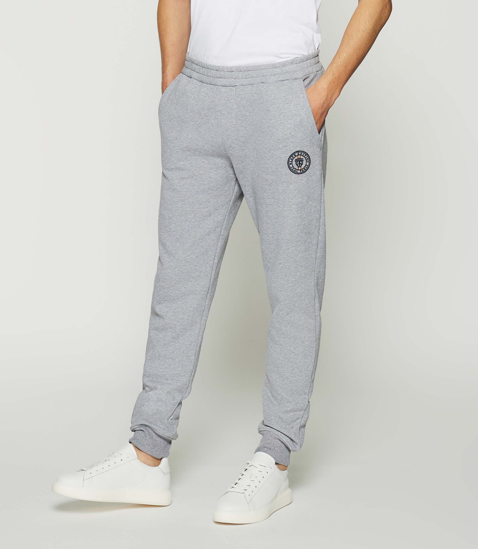 Jogging avec broderie gris chiné SWPETER - Image 5
