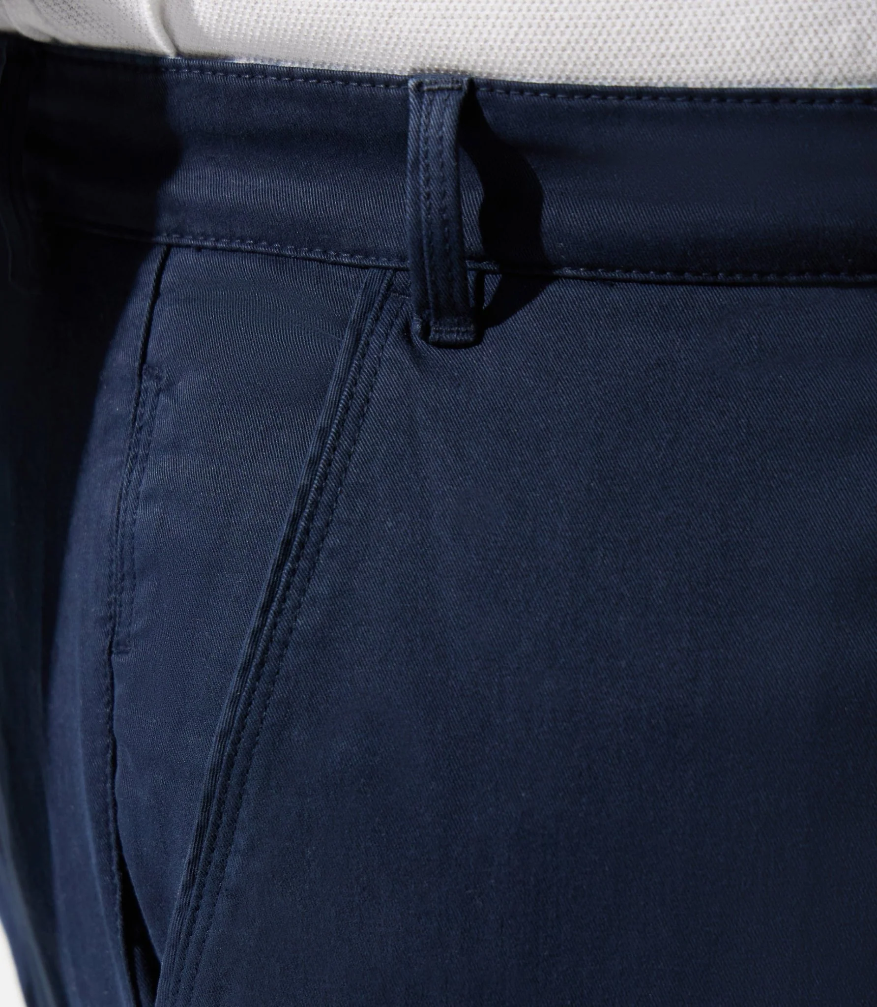 Pantalon en coton stretch marine PACHELORBT - Image 3
