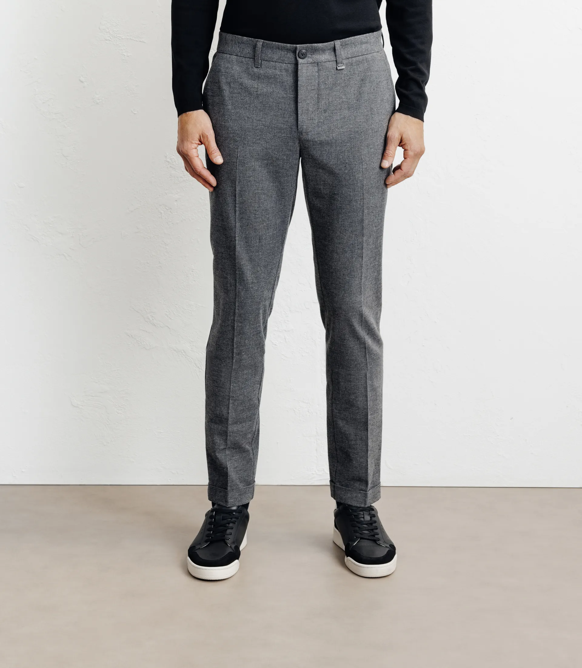 Pantalon chevron gris