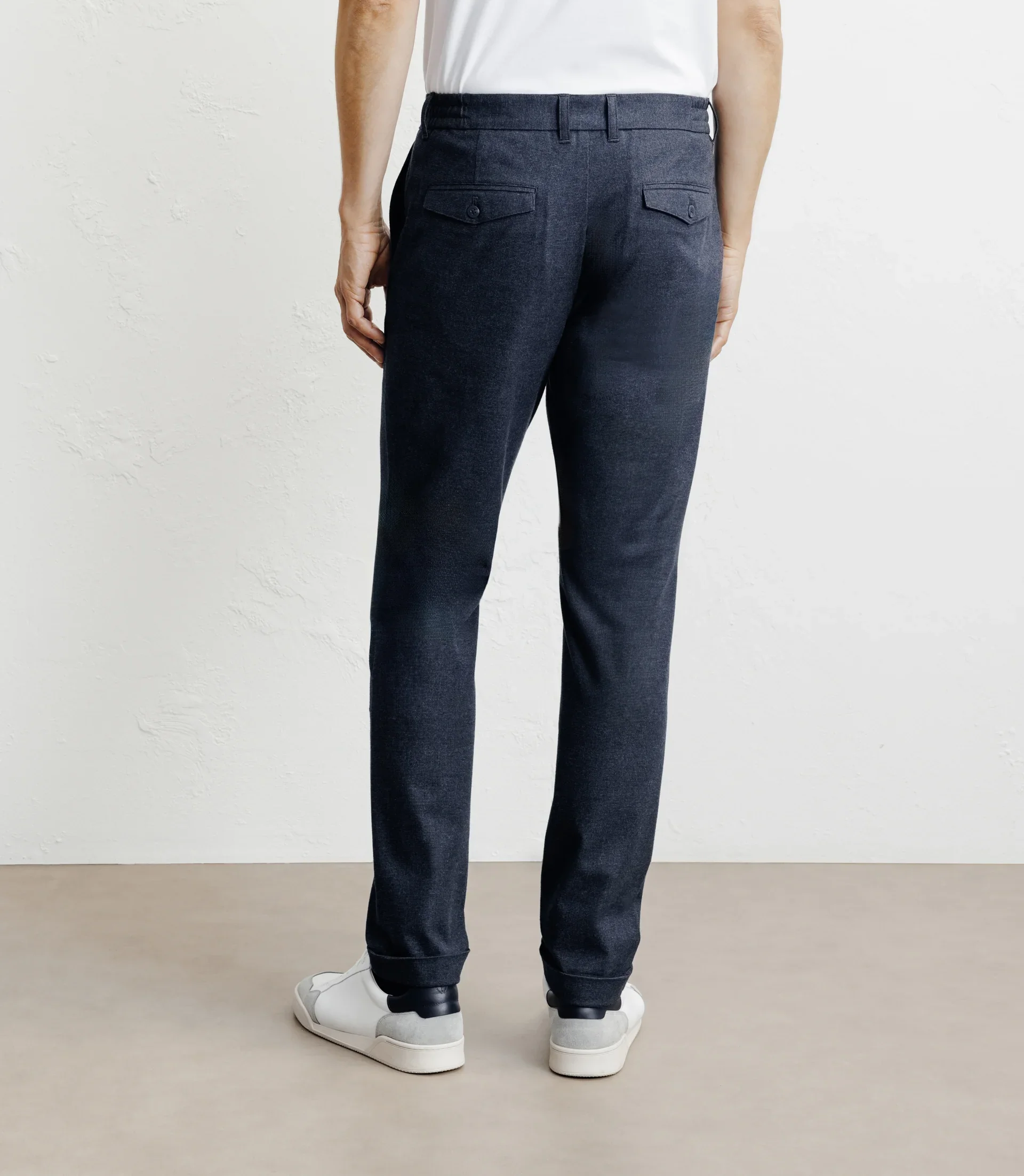 Pantalon chevron marine - Image 4