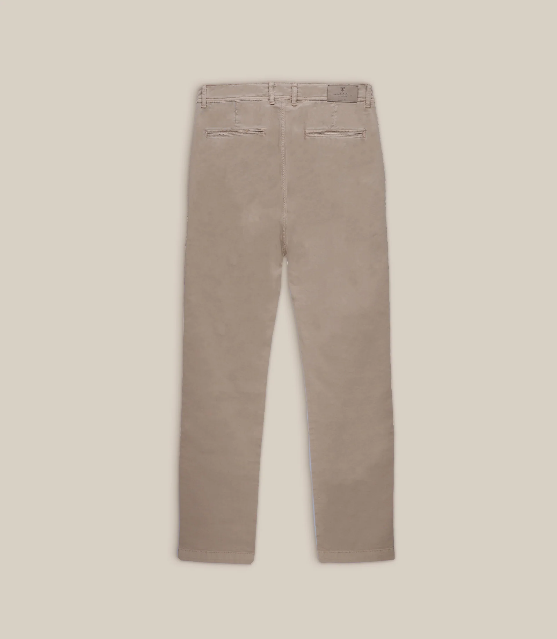 Pantalon coton stretch beige - Image 2