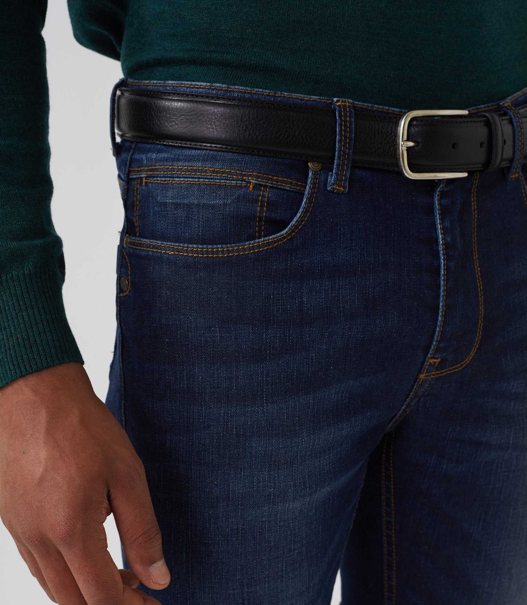 Jean slim bleu moyen "Lion" - Image 3