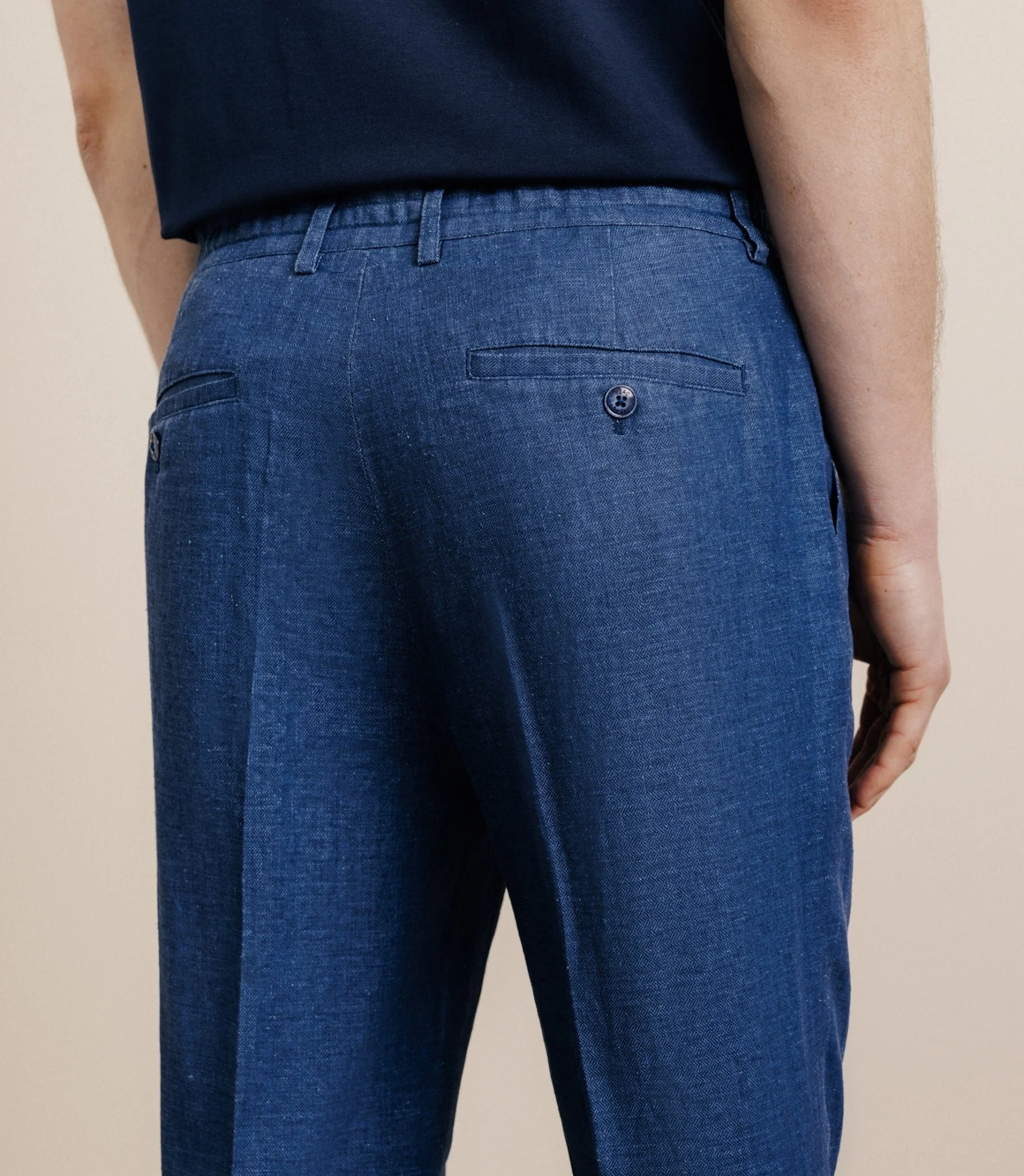 Pantalon coordonnable indigo - Image 3
