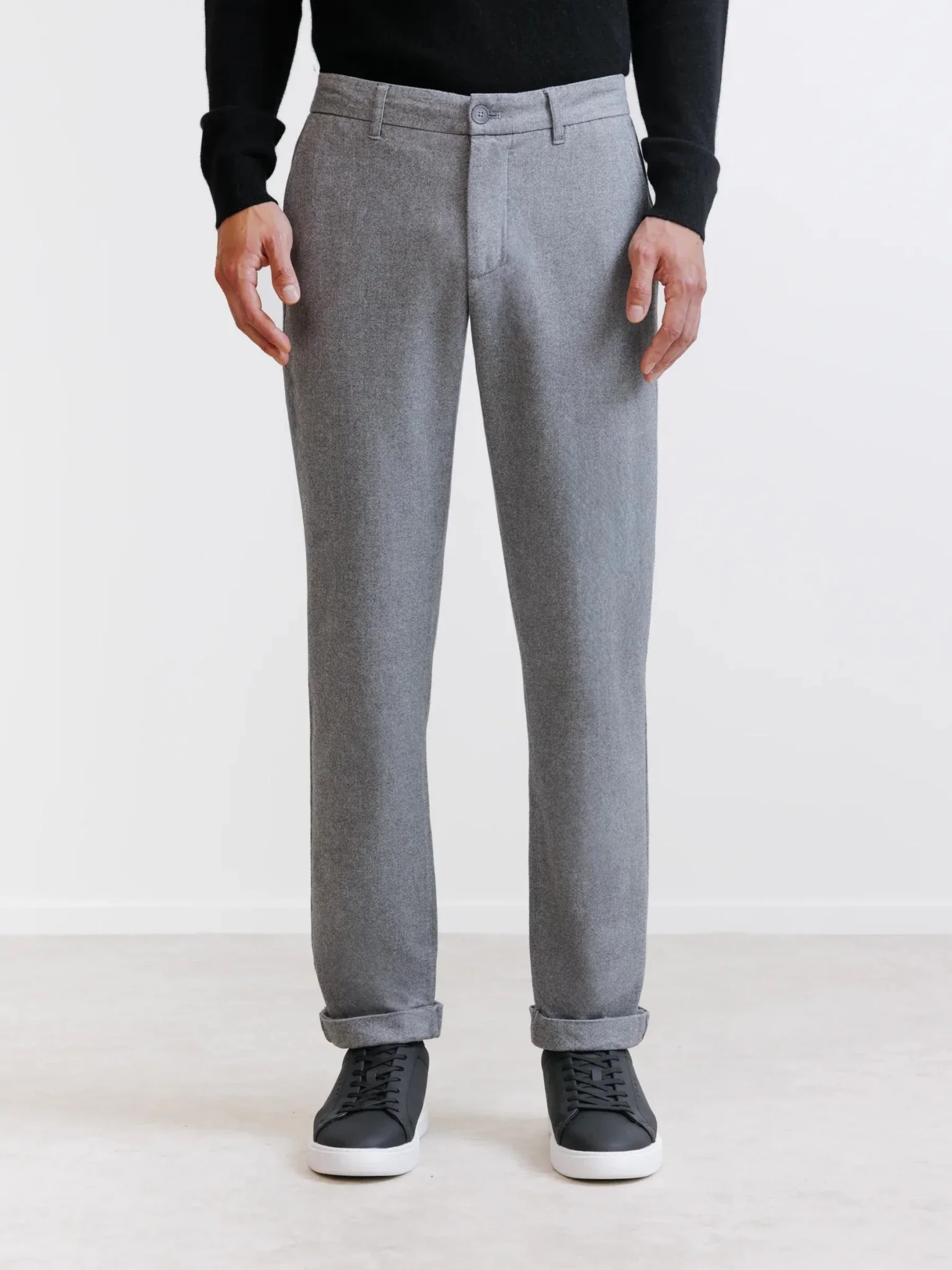 Pantalon flanelle gris