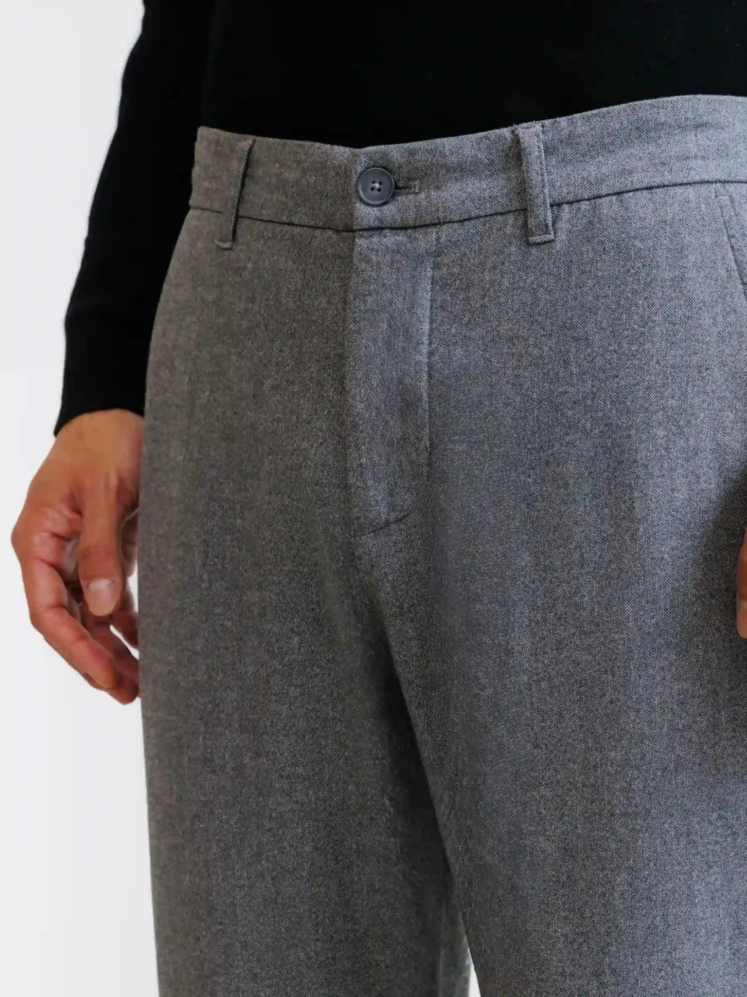 Pantalon flanelle gris - Image 2