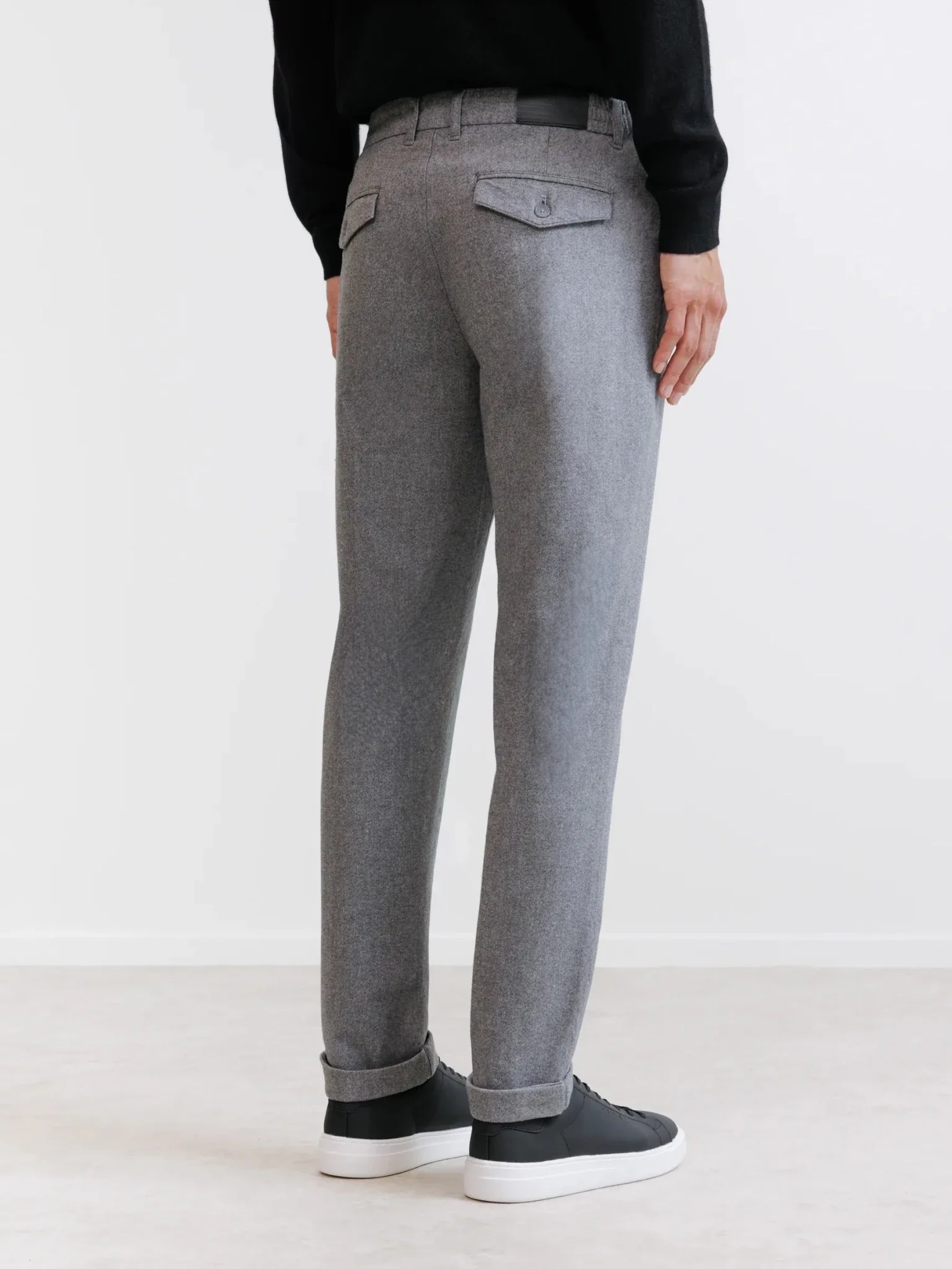 Pantalon flanelle gris - Image 4