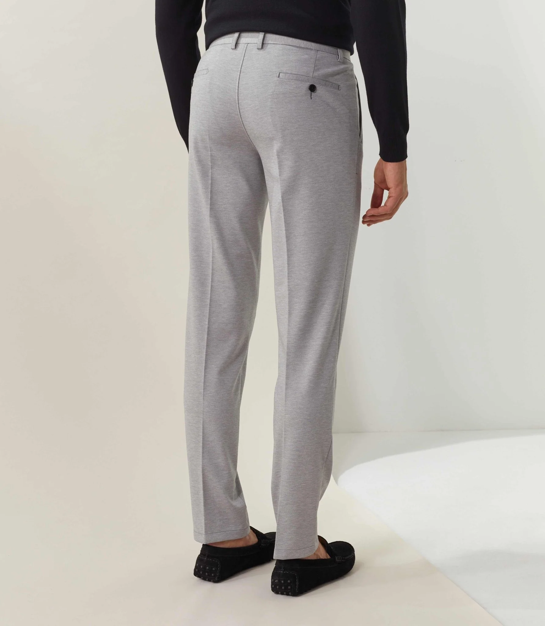 Pantalon gris-clair "Iles" - Image 3