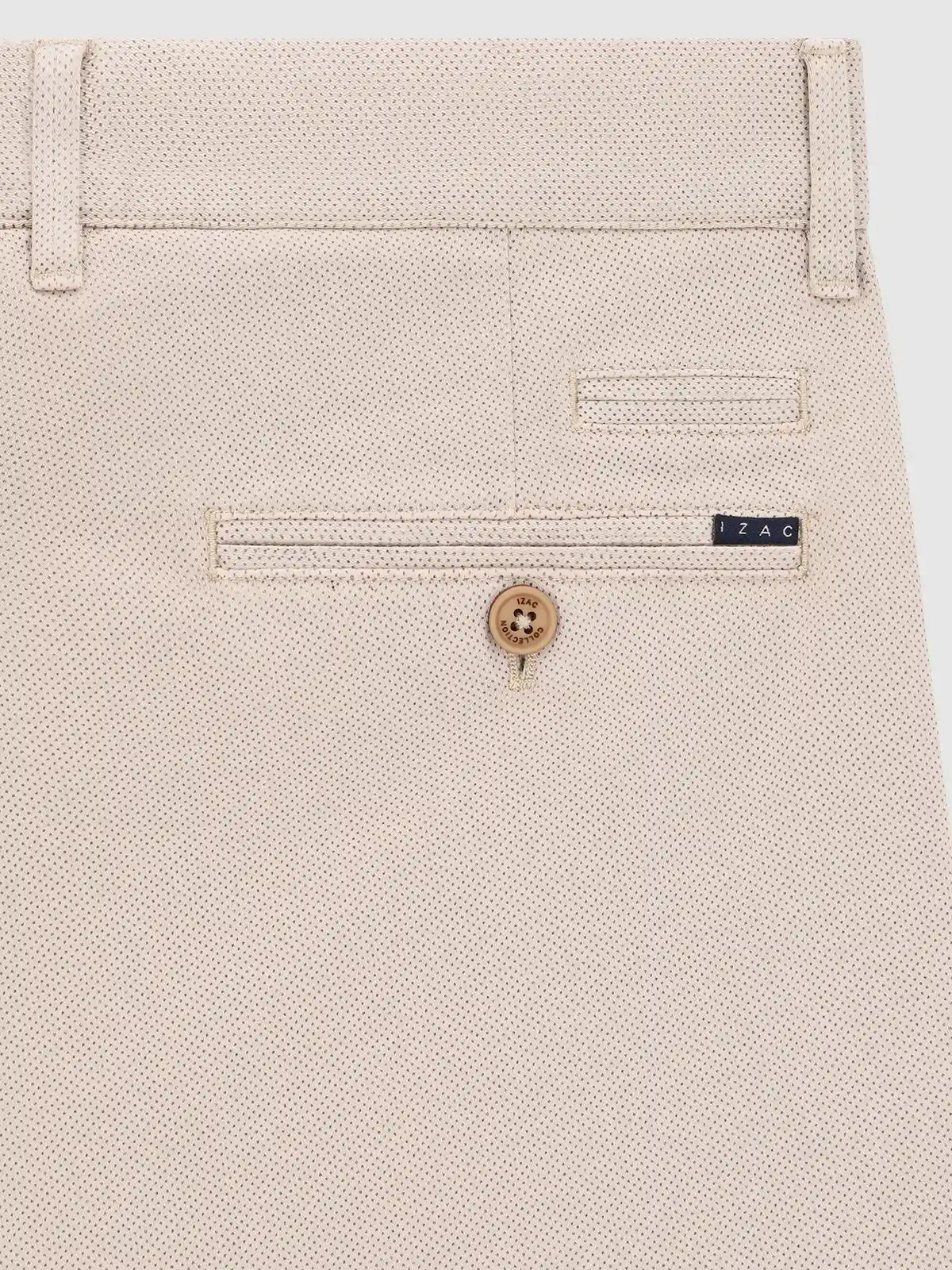 Pantalon imprimé beige - Image 3