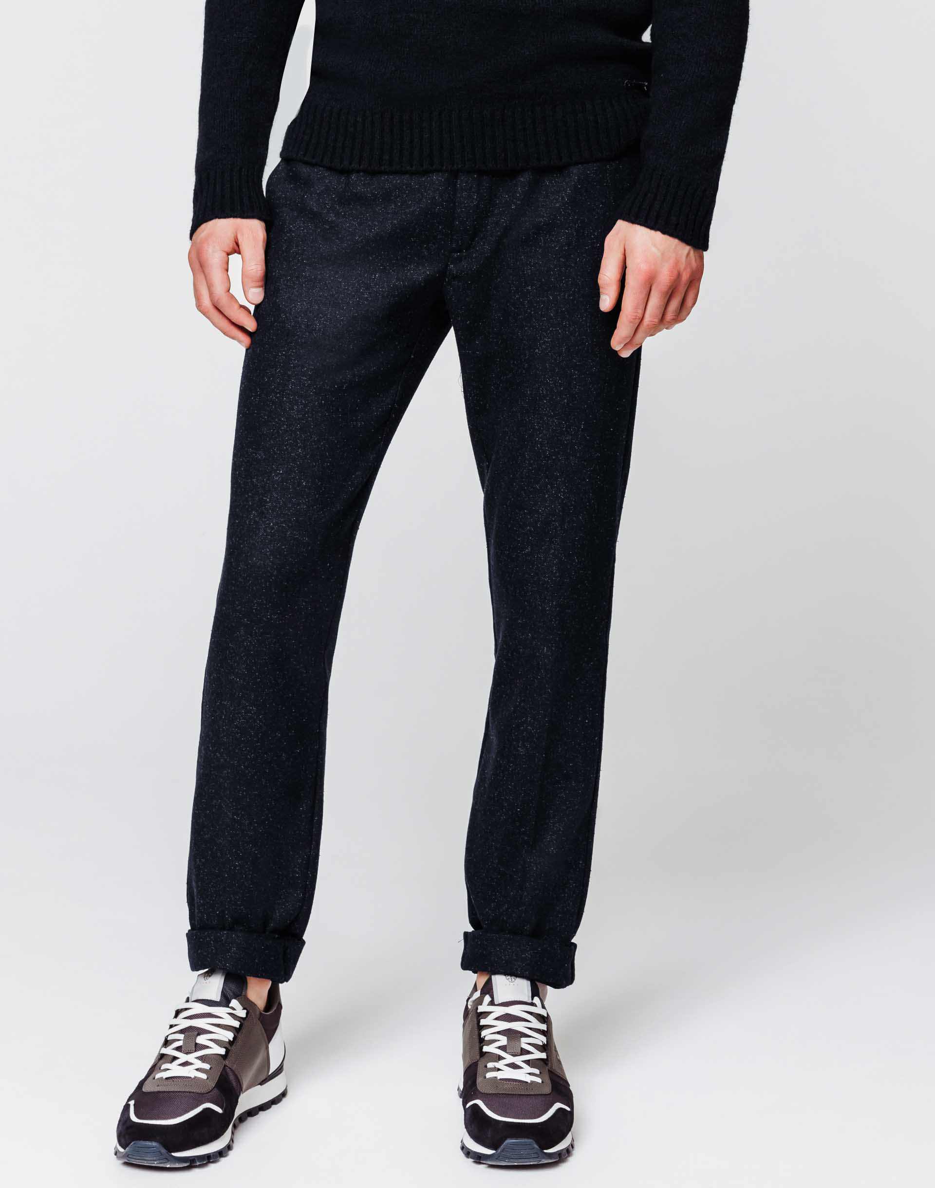 Pantalon laine marine