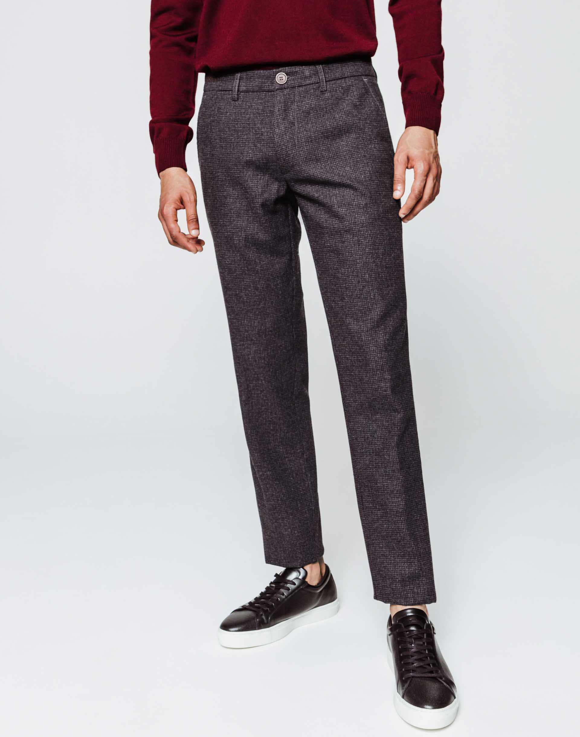 Pantalon micro carreaux