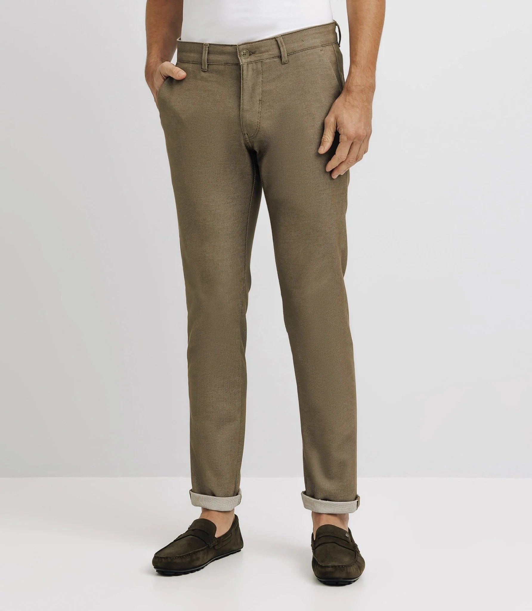 Pantalon slack kaki