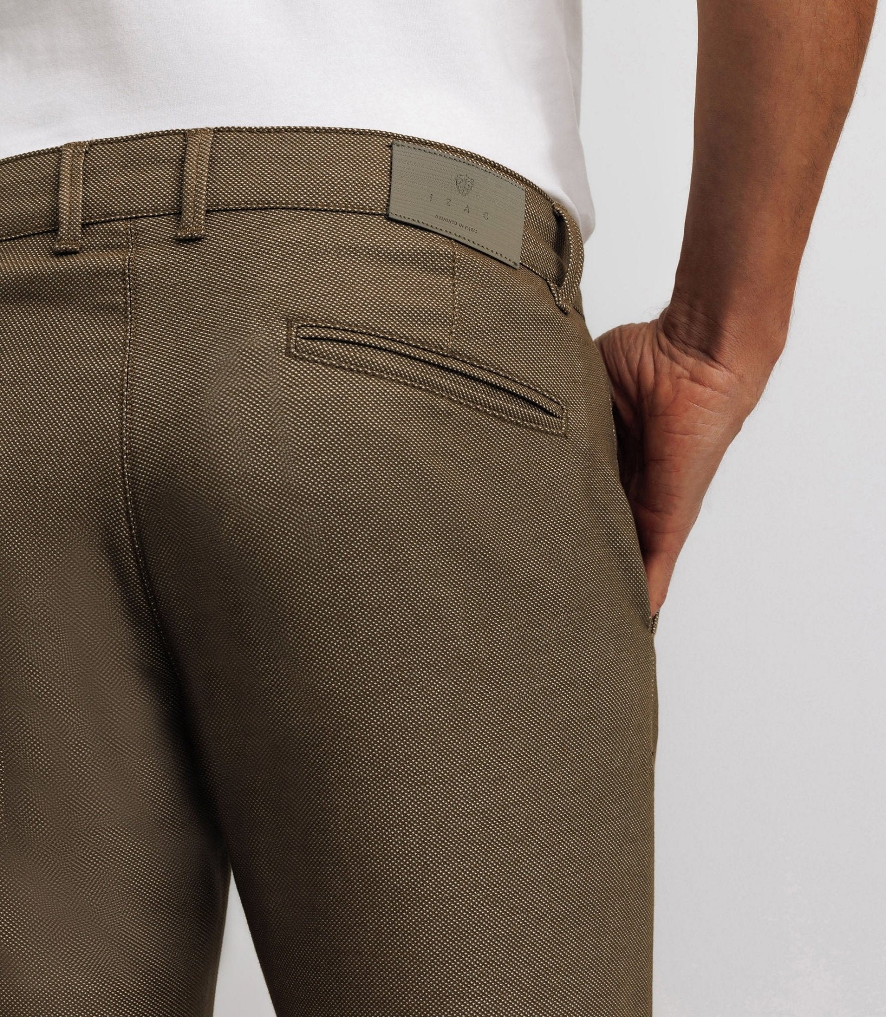 Pantalon slack kaki - Image 3