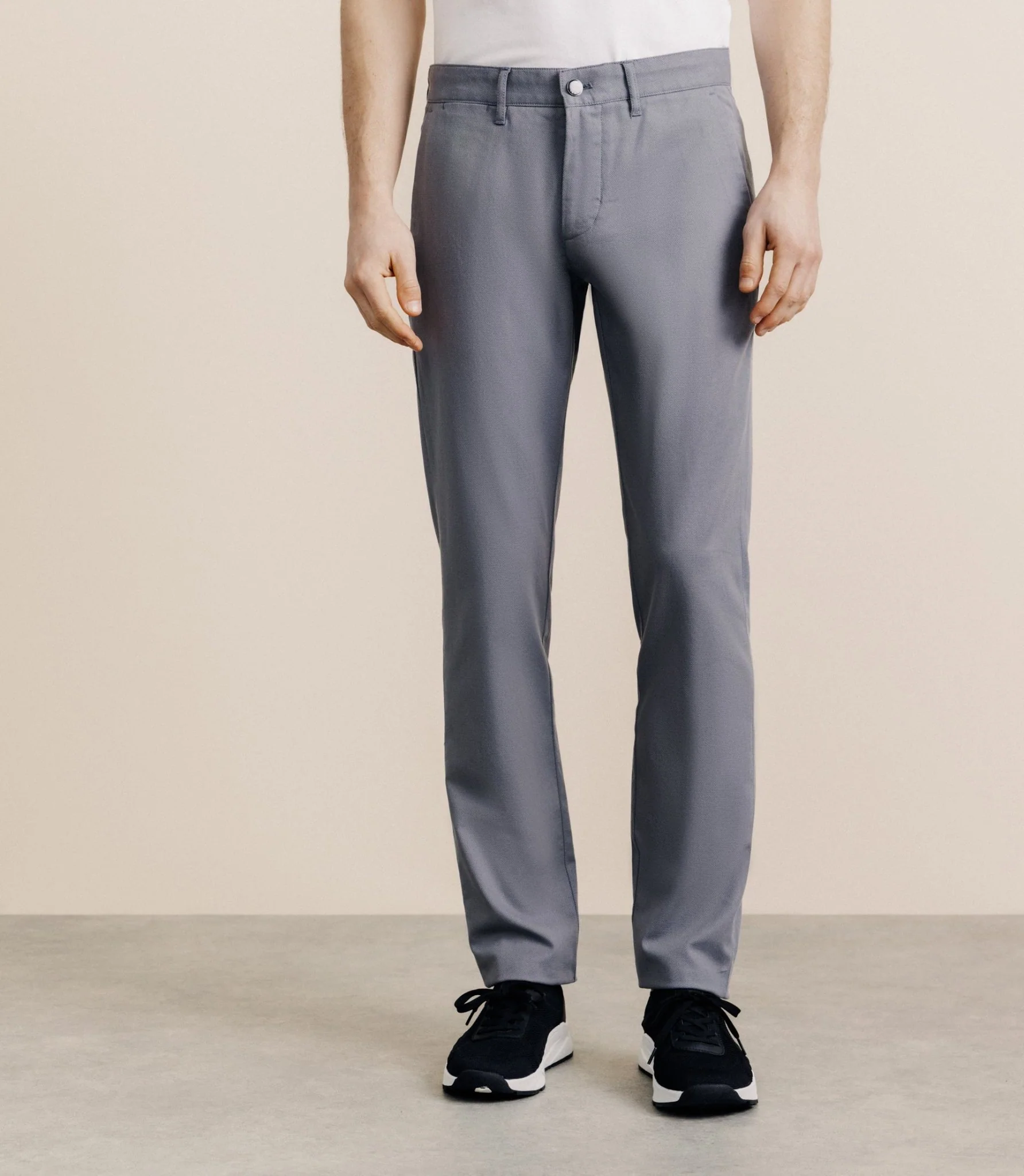 Pantalon slim gris