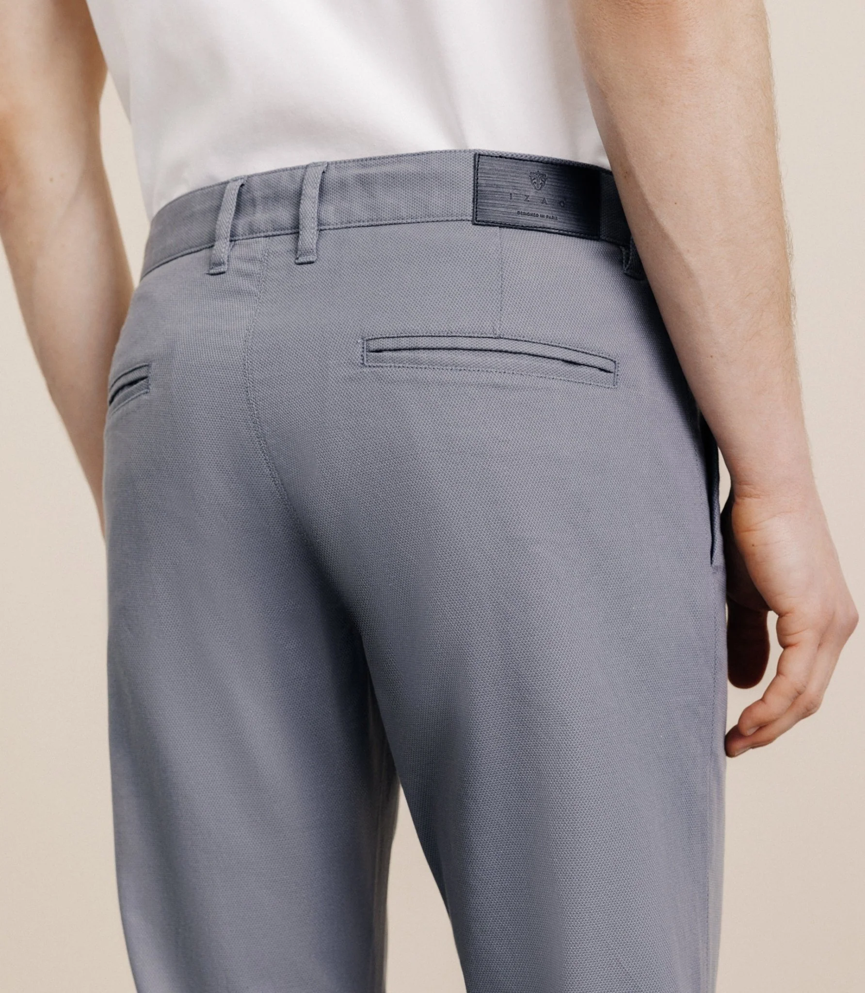 Pantalon slim gris - Image 3
