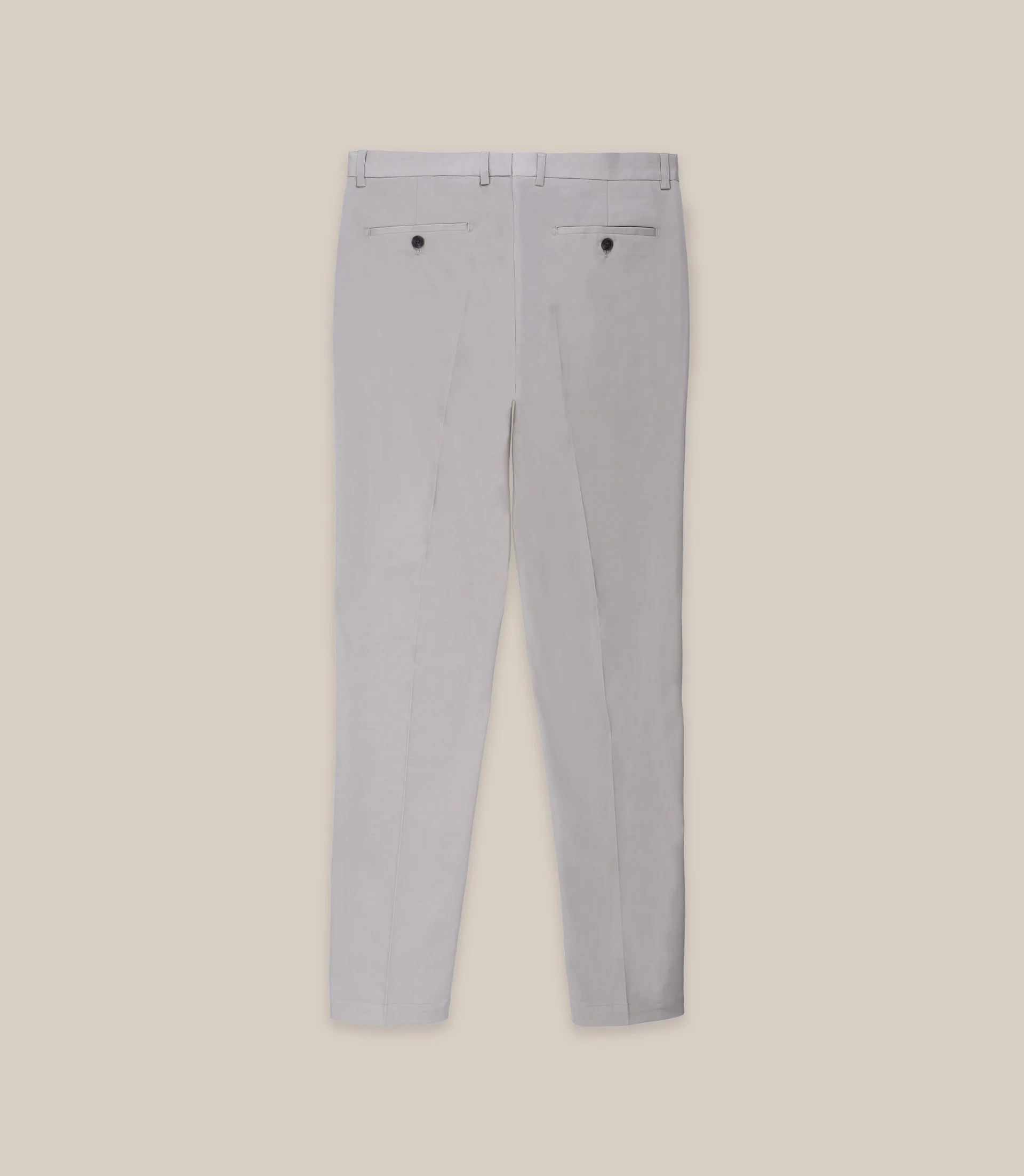 Pantalon taille mi-haute beige - Image 2