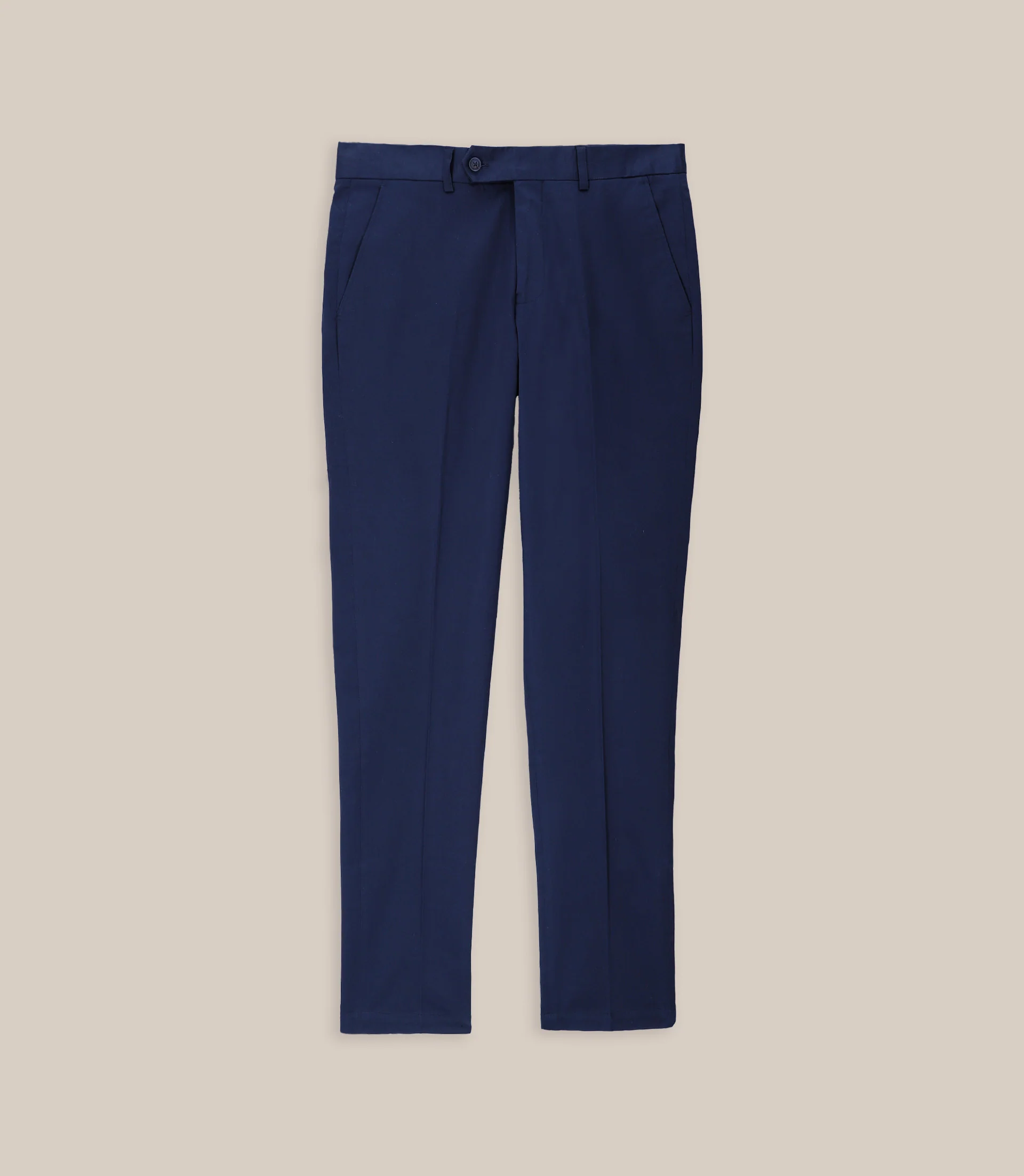 Pantalon taille mi-haute marine
