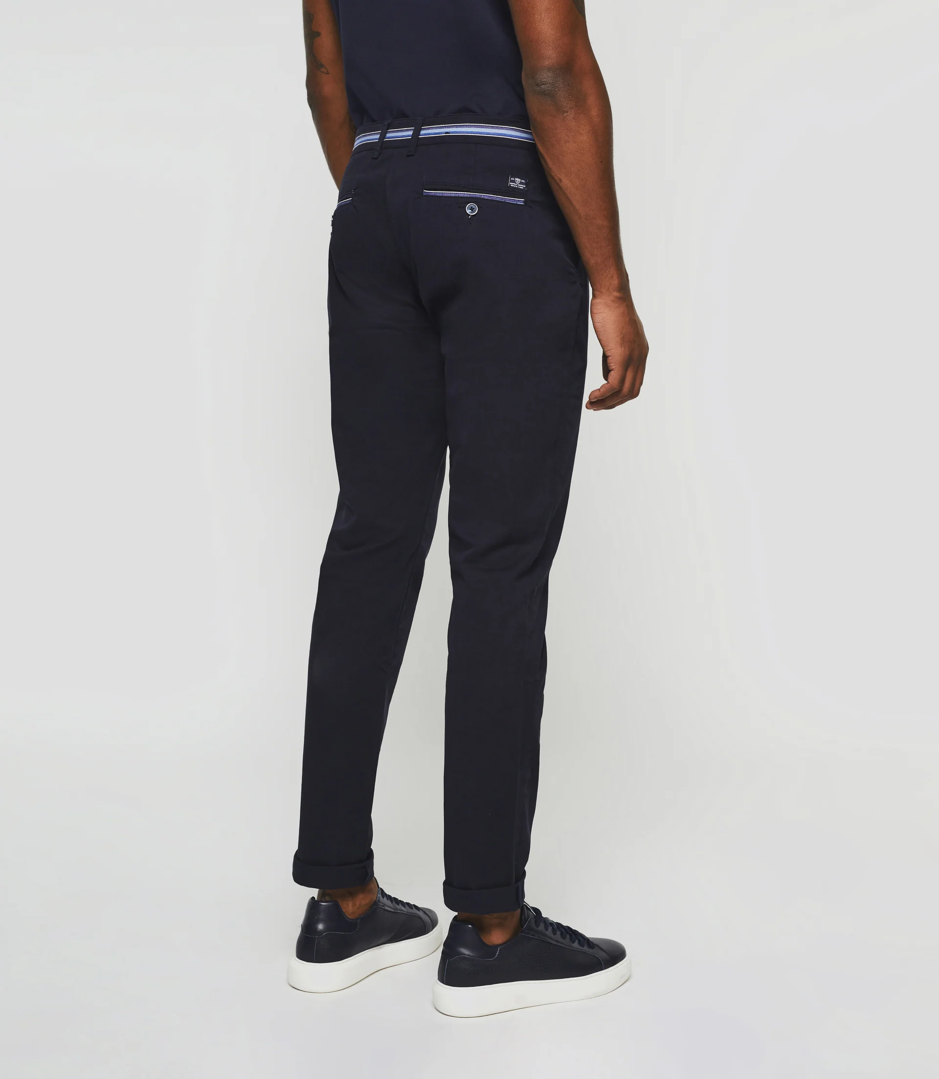 Pantalon casual slim marine "Paco" - Image 4