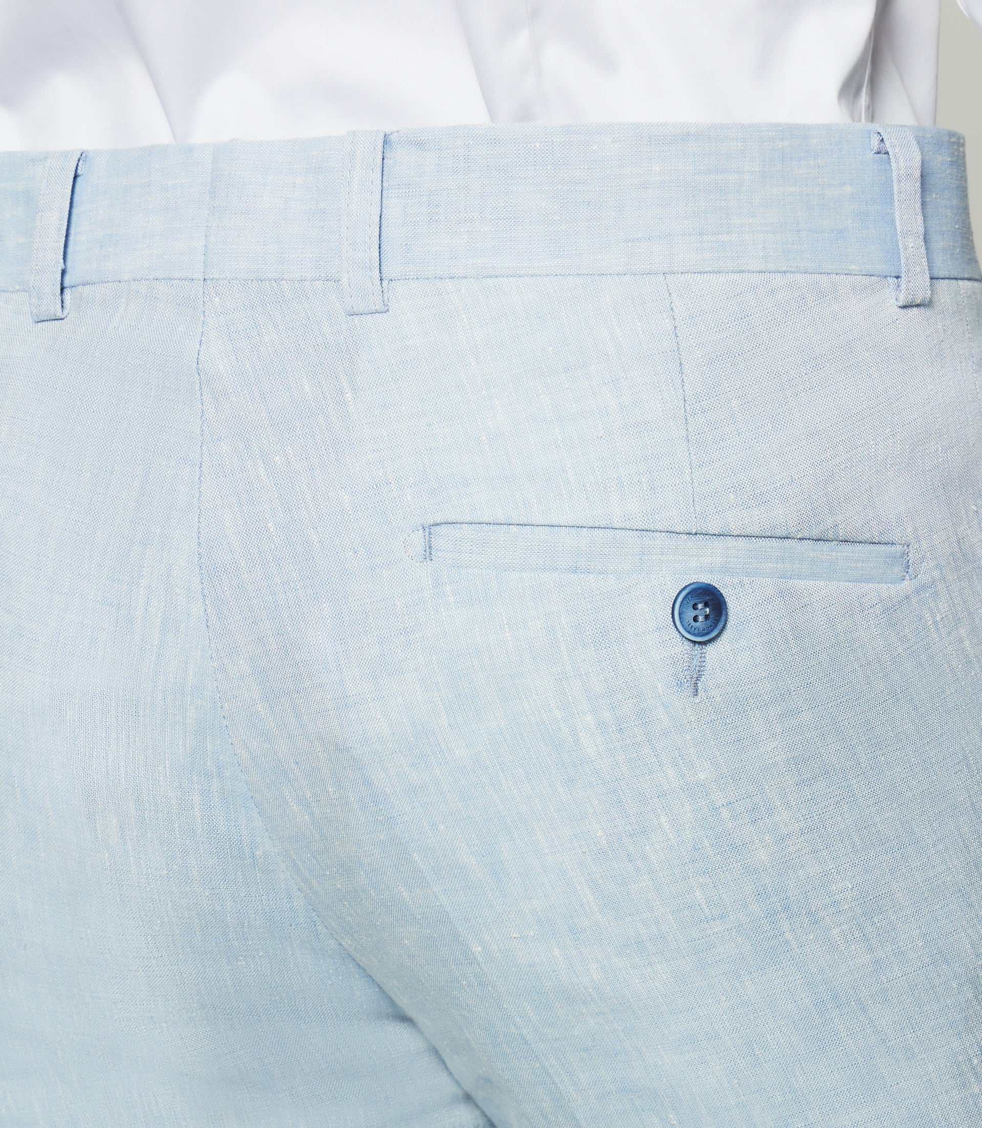 Pantalon en lin bleu ciel BCELESTE - Image 3