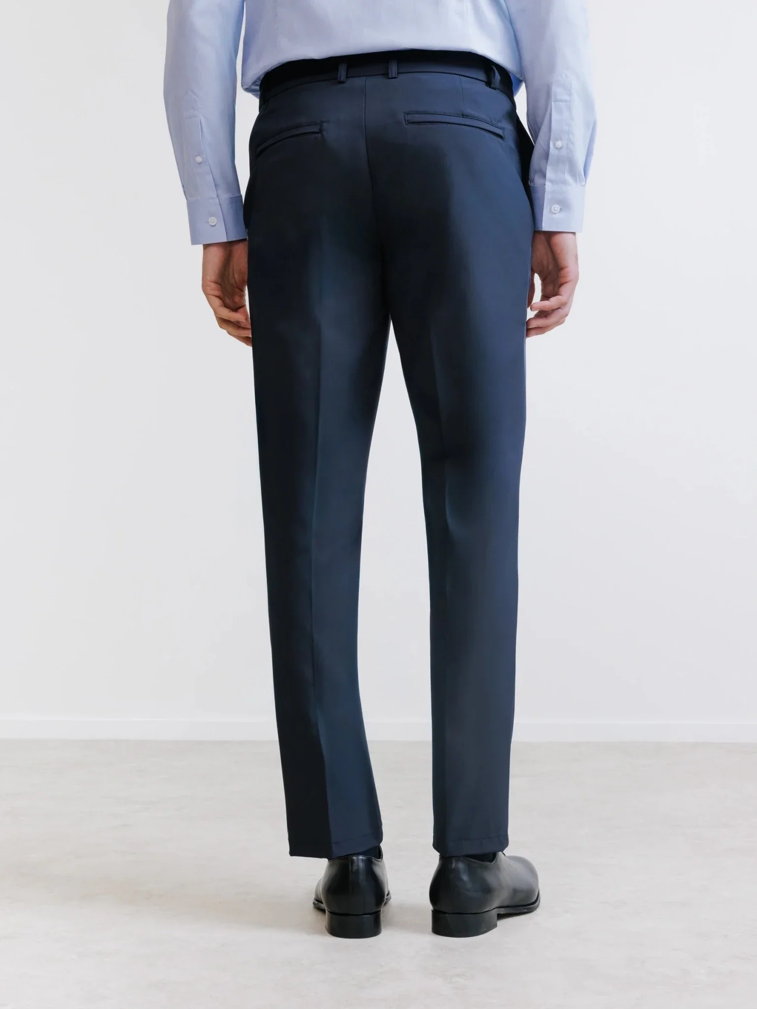 Pantalon ville en tissu technique marine - Image 4